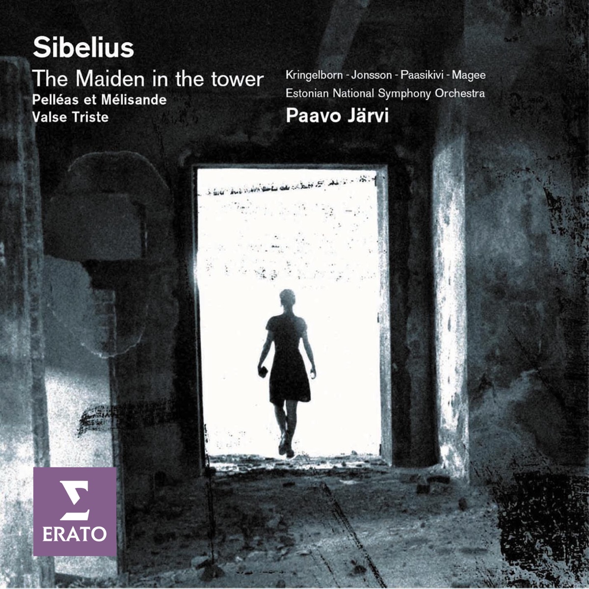 Sibelius - Jungfrau i tornet/Pelleas & Melisande/Valse triste by Solveig Kringelborn, Ellerhein Girls' Choir, Estonian National Male Choir, Estonian National Symphony Orchestra, Paavo Järvi, Lars-Erik Jonsson, Garry Magee & Lilli Paasikivi album cover