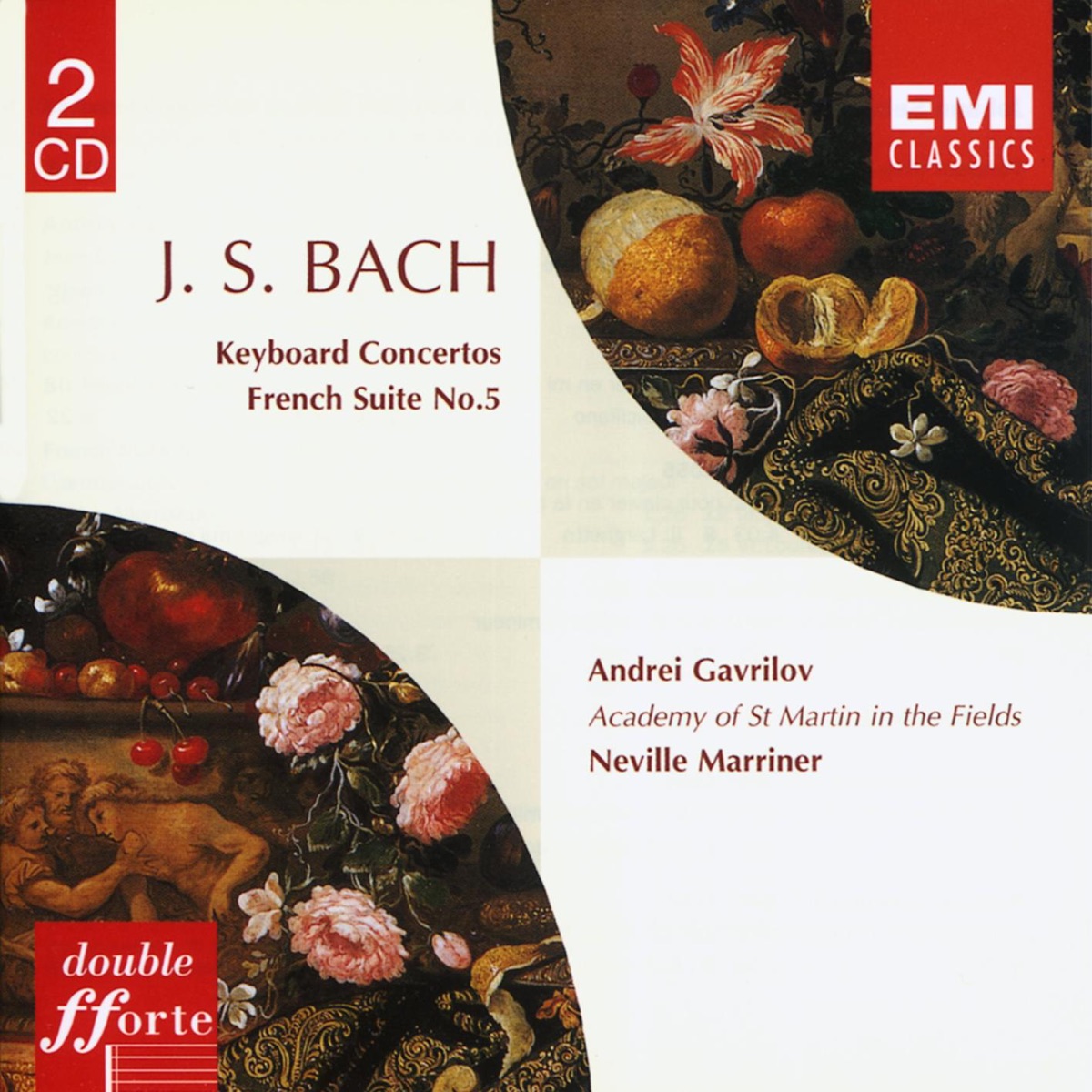 Bach: Keyboard Concertos - French Suite No.5 by Andrei Gavrilov & Sir Neville Marriner album cover