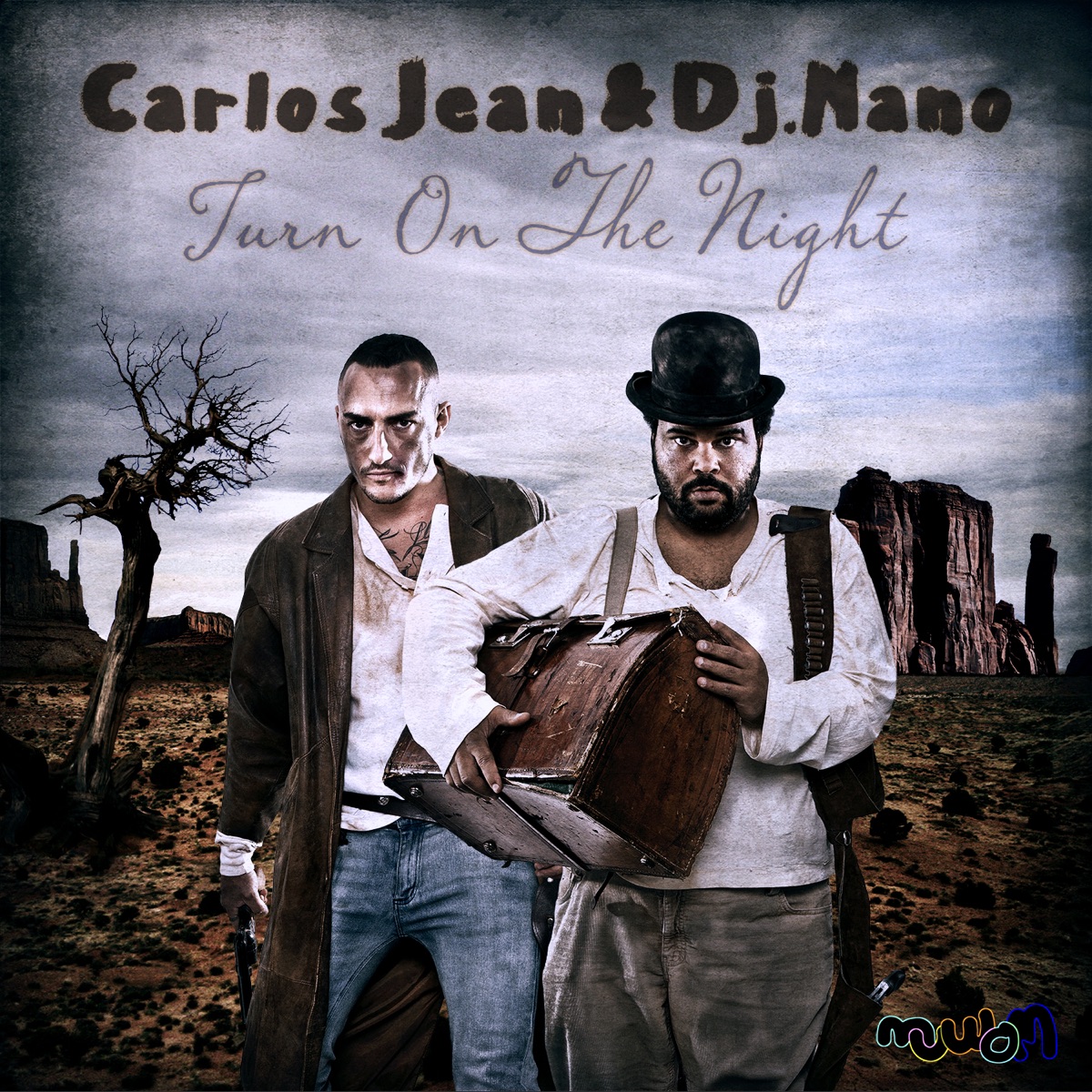 Turn On the Night - Single by Carlos Jean & DJ Nano album cover