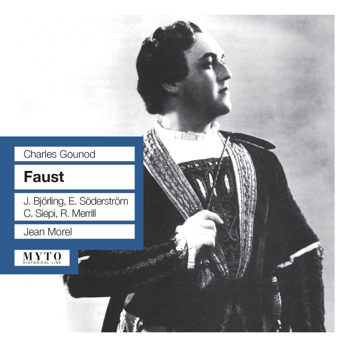 Gounod: Faust (Live Recordings 1959) by Elisabeth Söderström, The Metropolitan Opera Chorus, Jussi Björling, Thelma Votipka, Robert Merrill, Cesare Siepi, Mildred Miller, Roald Reitan, Jean Morel & The Metropolitan Opera Orchestra album cover