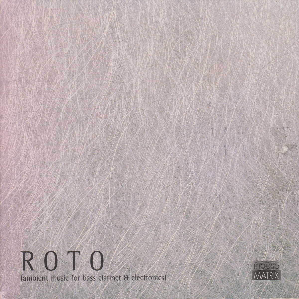 ROTO (feat. Anna Klett) [Ambient Music For Bass Clarinet & Electronics] by Moose Matrix album cover