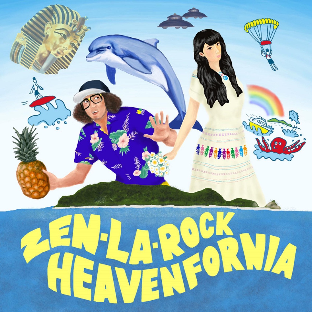 HEAVEN FORNIA - EP by ZEN-LA-ROCK album cover