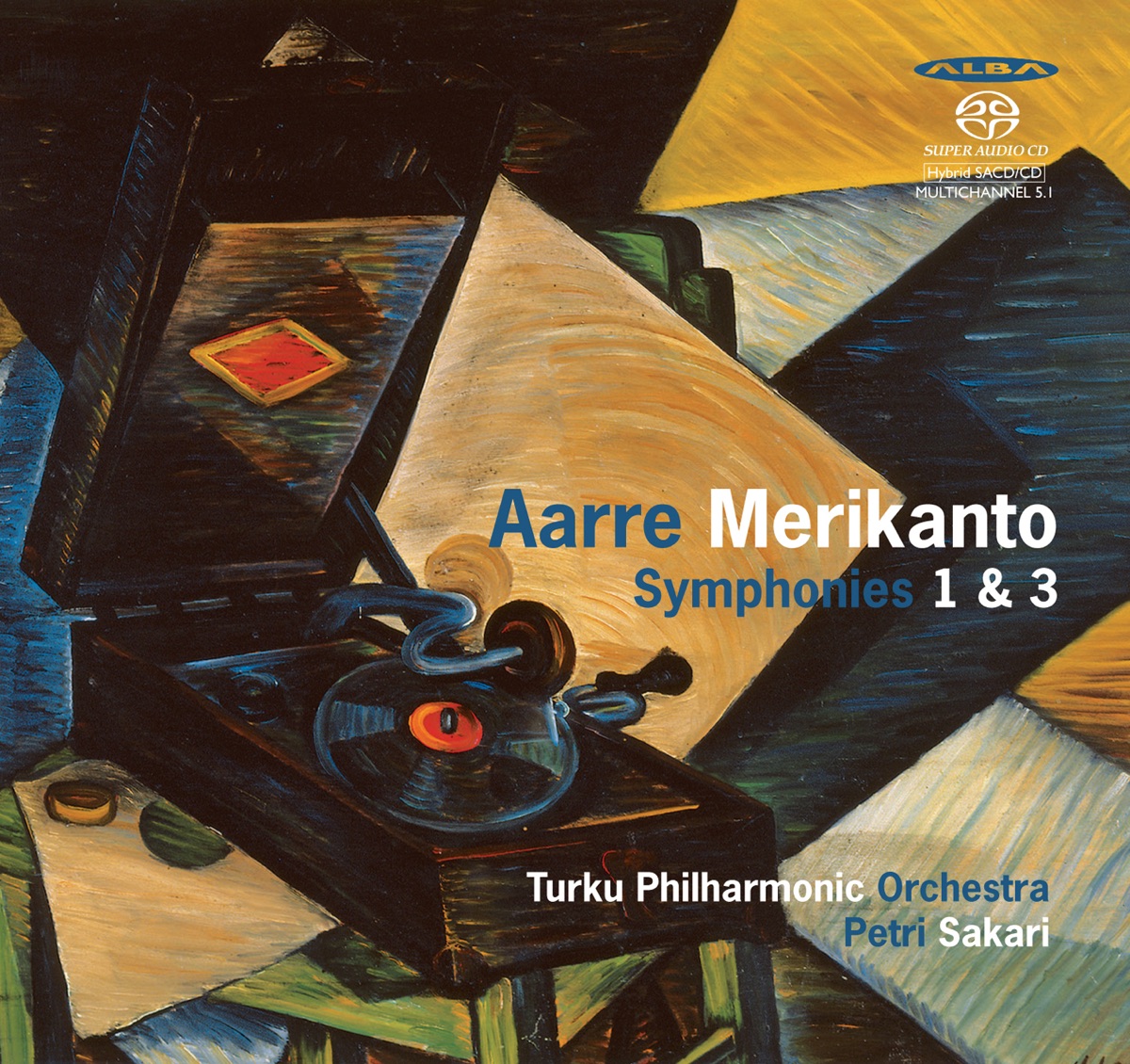 Merikanto: Symphonies Nos. 1 & 3 by Petri Sakari album cover