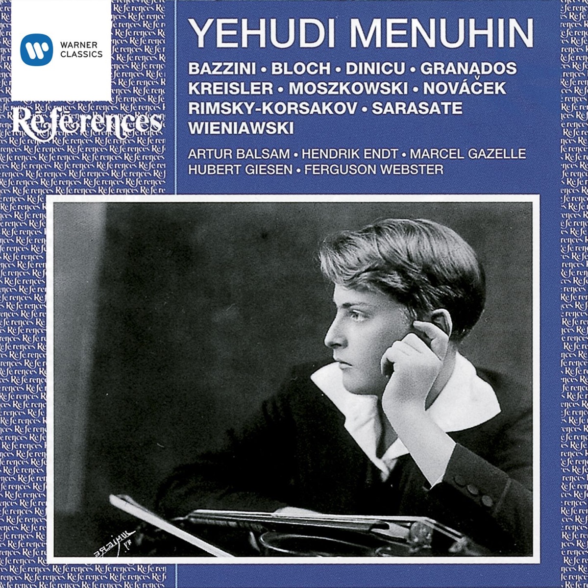 Menuhin - Violin Encores by Artur Balsam, Ferguson Webster, Henrik Endt, Hubert Giesen, Marcel Gazelle & Yehudi Menuhin album cover