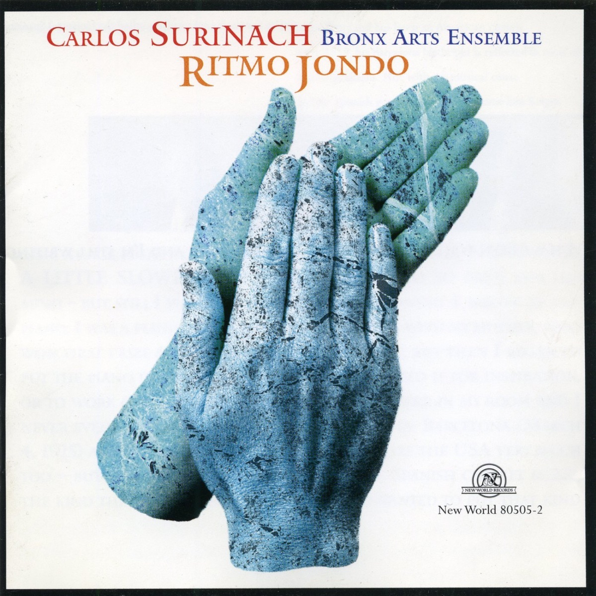 Carlos Surinach: Ritmo Jondo by The Bronx Arts Ensemble album cover