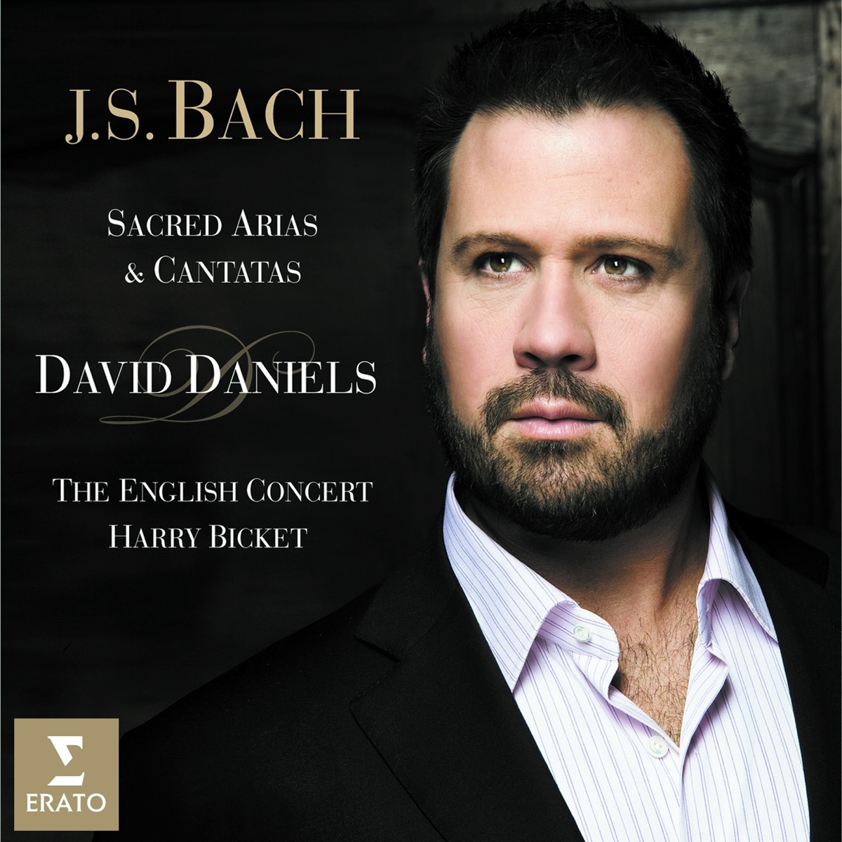 Bach: Sacred Arias and Cantatas by Harry Bicket, The English Concert & David Daniels album cover
