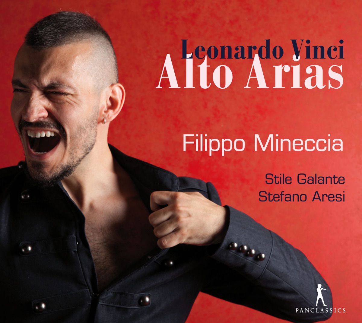 Leonardo Vinci: Alto Arias by Filippo Mineccia album cover