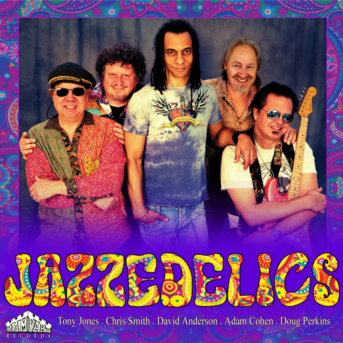 Jazzedelics (feat. Doug Perkins, Tony Jones, Chris Smith, Adam Cohen & David Anderson) by Jazzedelics album cover