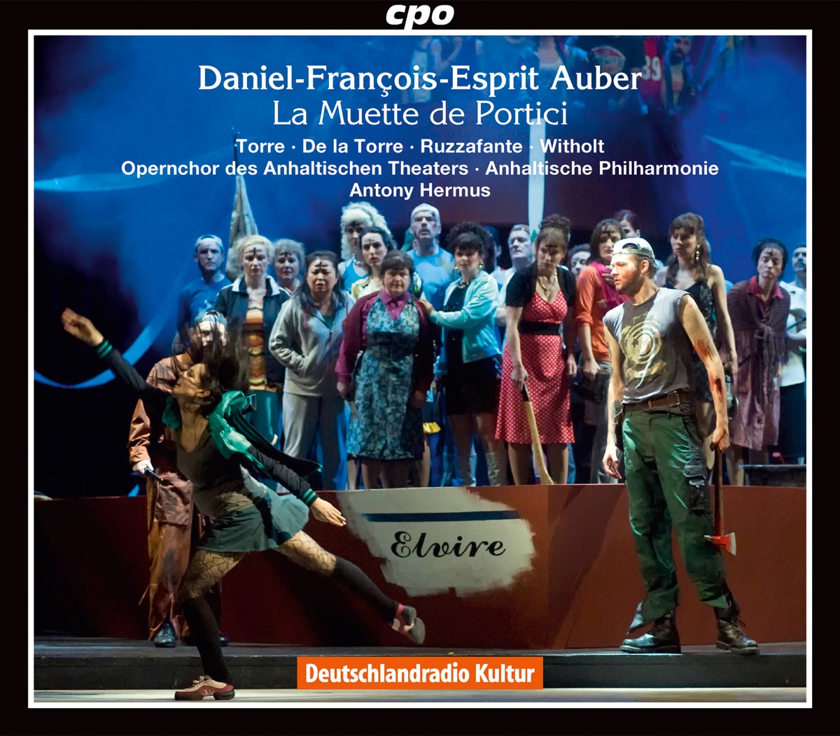 Auber: La muette de Portici by Antony Hermus album cover