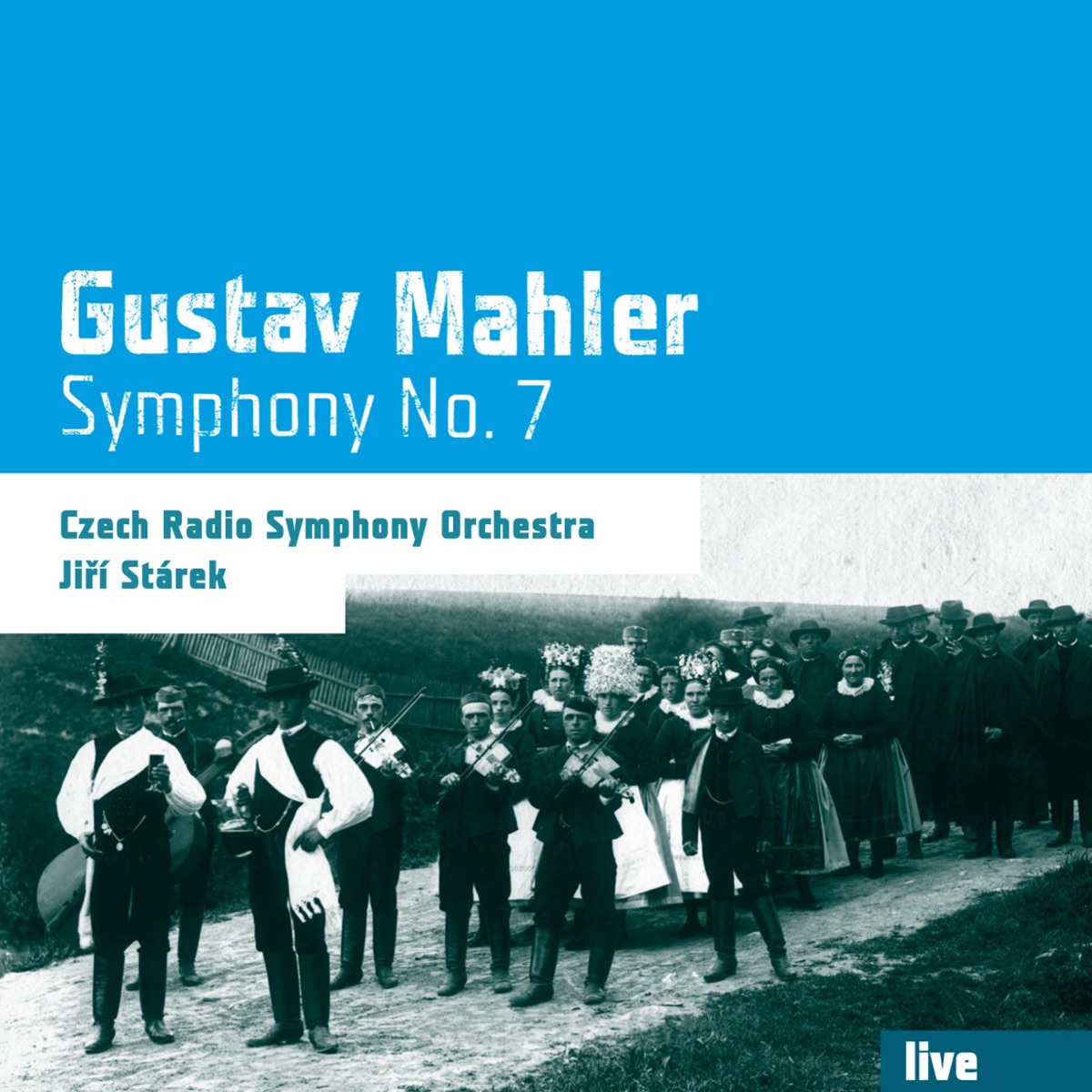 Mahler: Symphony No. 7 (Live) by Czech Radio Symphony Orchestra & Jiri Starek album cover