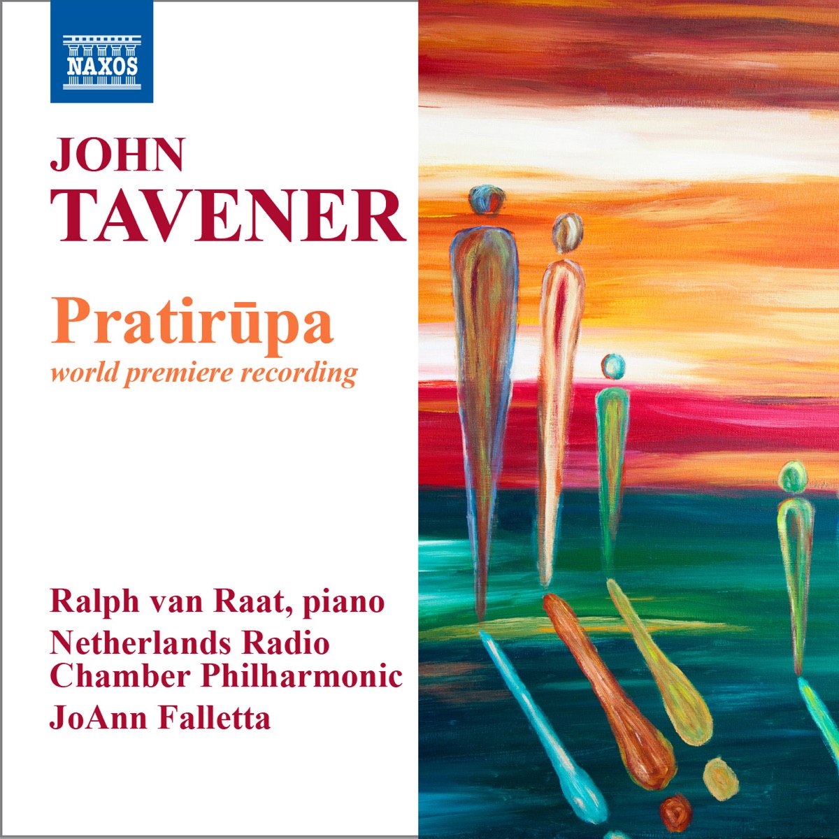 Tavener: Pratirūpa by Ralph van Raat, Netherlands Radio Chamber Philharmonic & JoAnn Falletta album cover