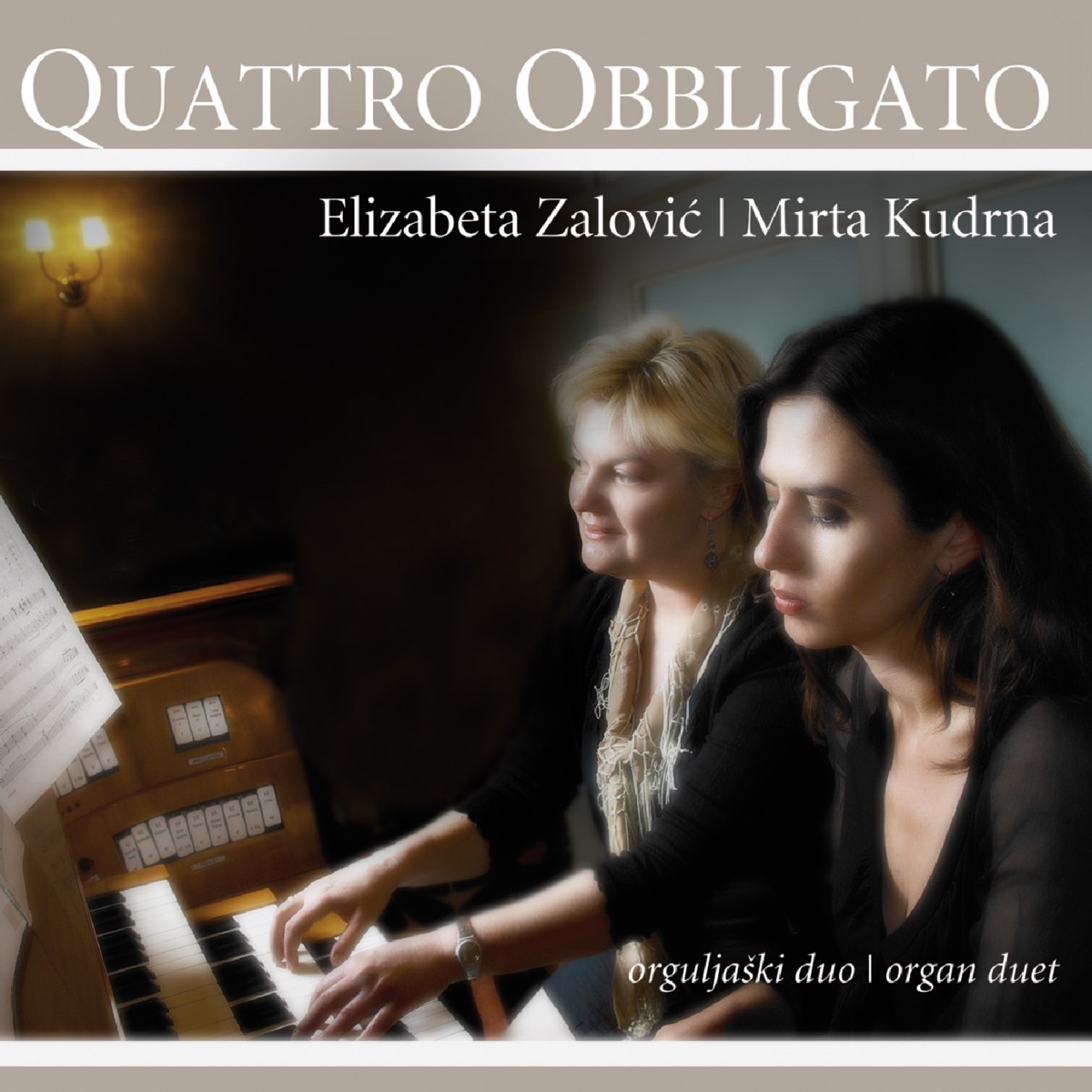 QUATTRO OBBLIGATO (with MIRTA KUDRINA) by Elizabeta Zalović album cover