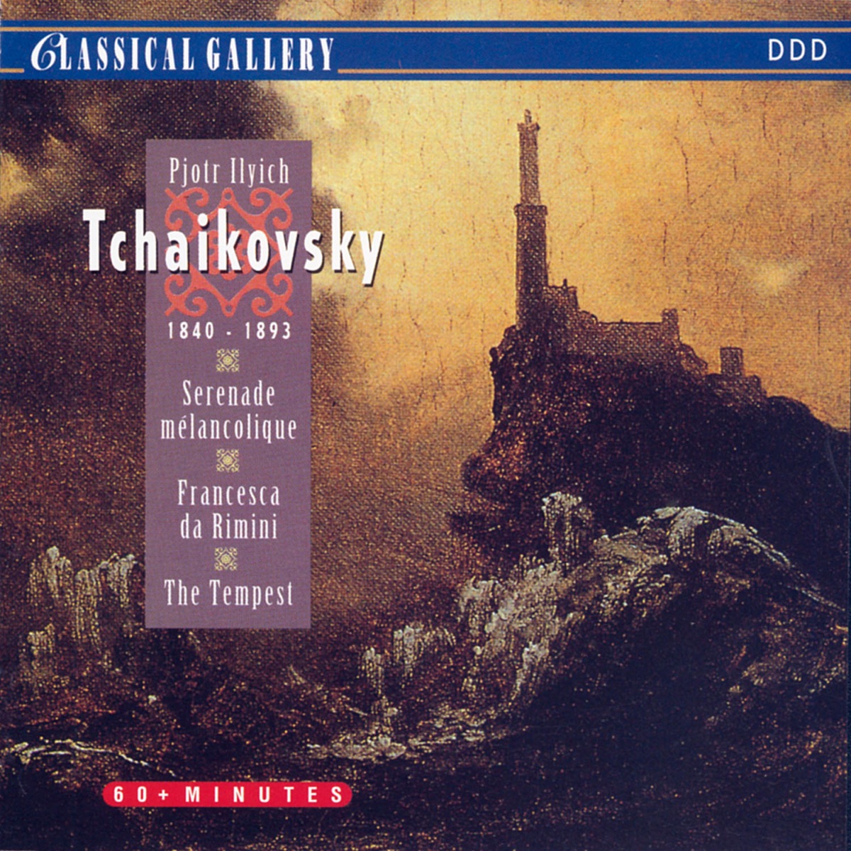 Tchaikovsky: Serenade melancolique, Francesa da Rimini, The Tempest by Sofia Symphony Orchestra, Radio Symphony Orchestra Bratislava, Slovak Philharmonic Orchestra, Ivan Marinov, Ladislav Slová & Vladimir Verbitsky album cover