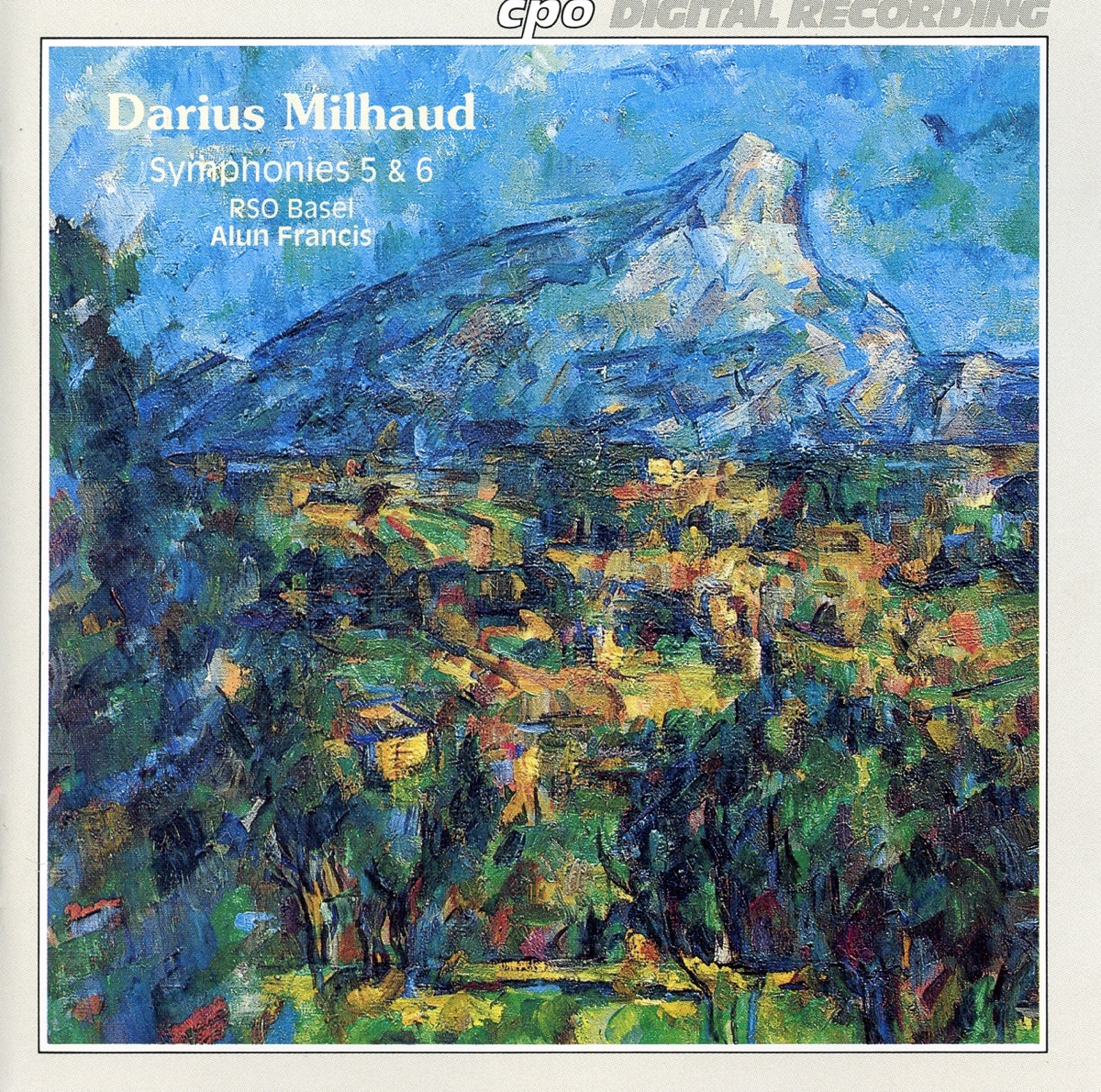 Milhaud: Symphonies 5 & 6 by Basel Symphony Orchestra album cover