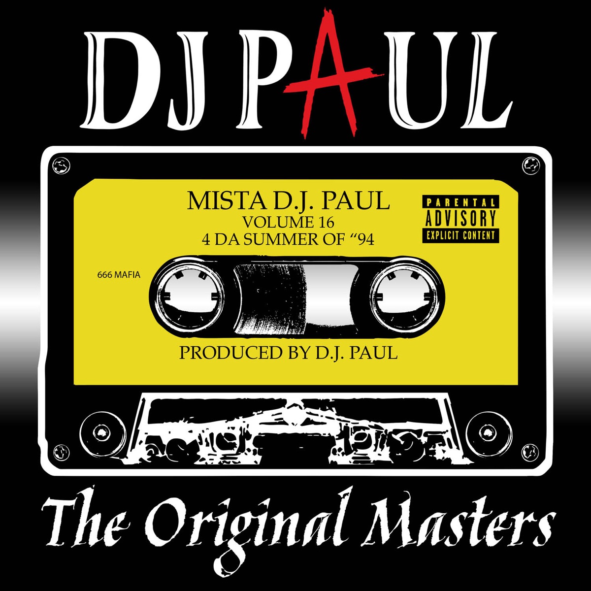 Volume 16: The Original Masters by DJ Paul album cover