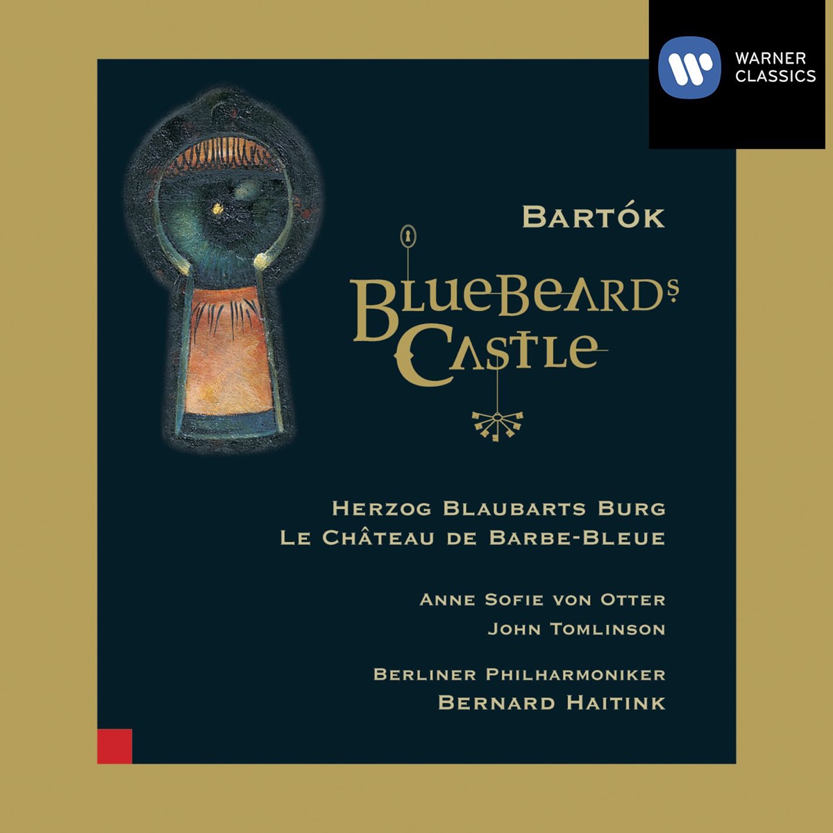 Bartók: Bluebeard's Castle by Sir John Tomlinson, Bernard Haitink, Sandor Eles, Anne Sofie von Otter & Berlin Philharmonic album cover