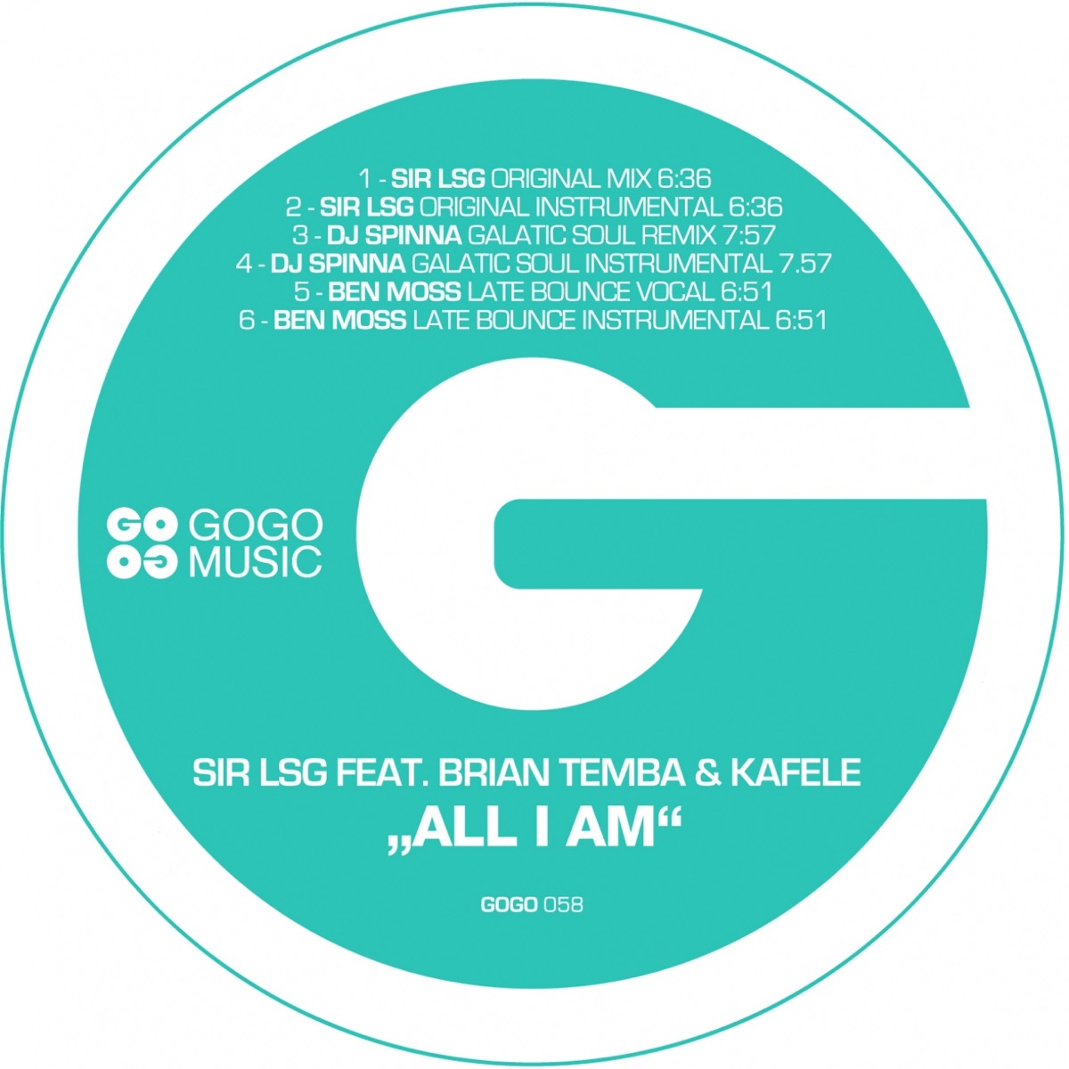 All I Am (feat. Brian Temba & Kafele) by Sir LSG album cover