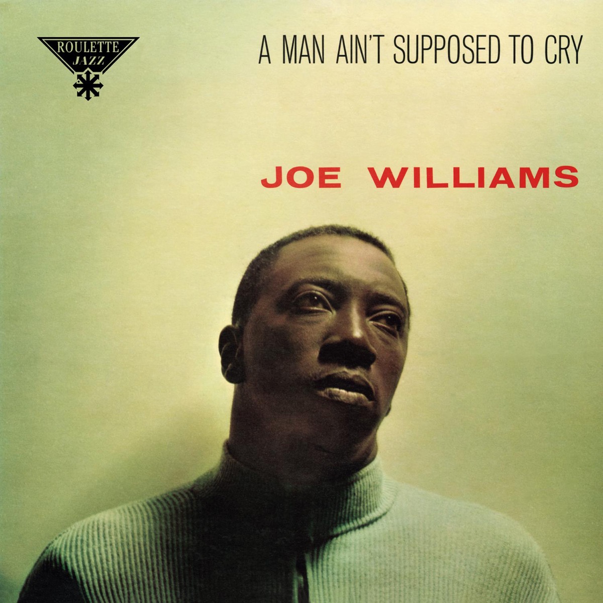A Man Ain't Supposed to Cry by Joe Williams album cover