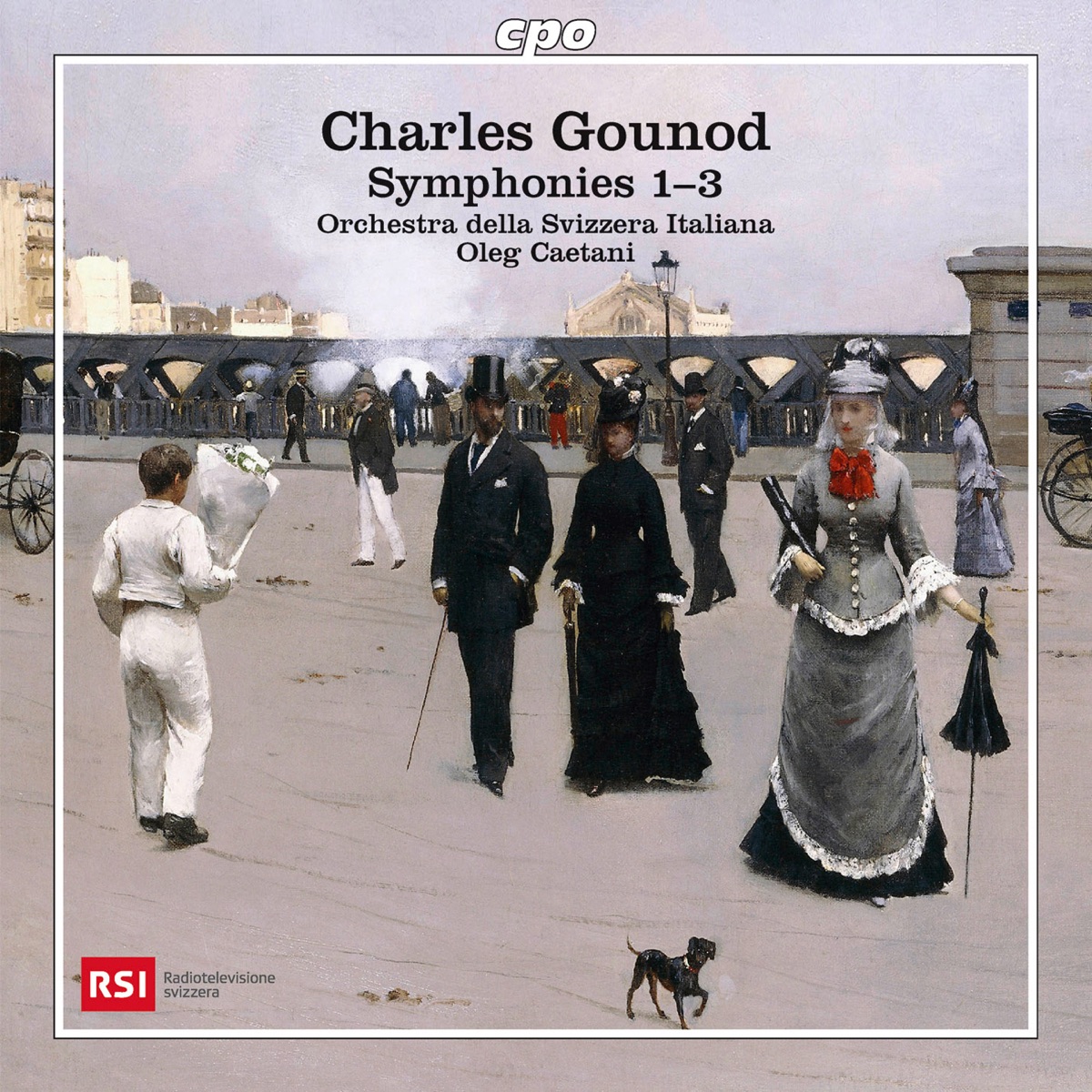 Gounod: Symphonies 1-3 by Orchestra della Svizzera Italiana & Oleg Caetani album cover
