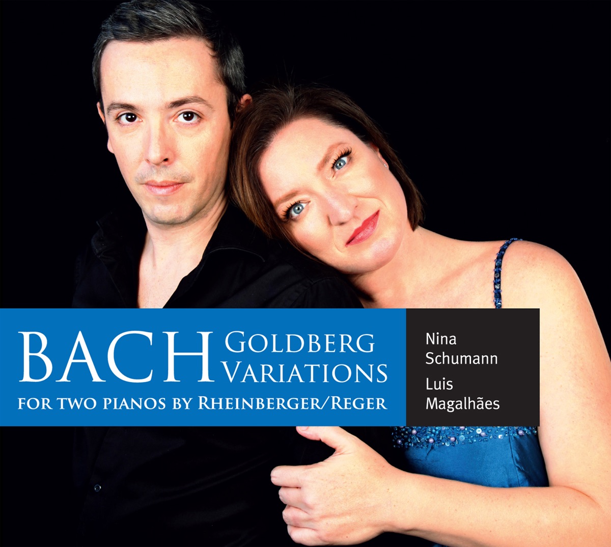 Bach: Goldberg Variations for Two Pianos by Rheinberger & Reger by Nina Schumann album cover