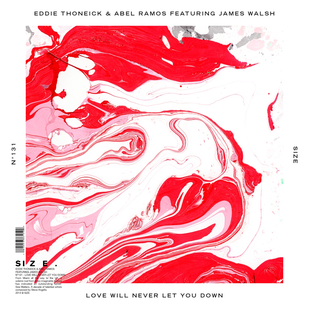Love Will Never Let You Down (feat. James Walsh) - Single by Eddie Thoneick & Abel Ramos album cover