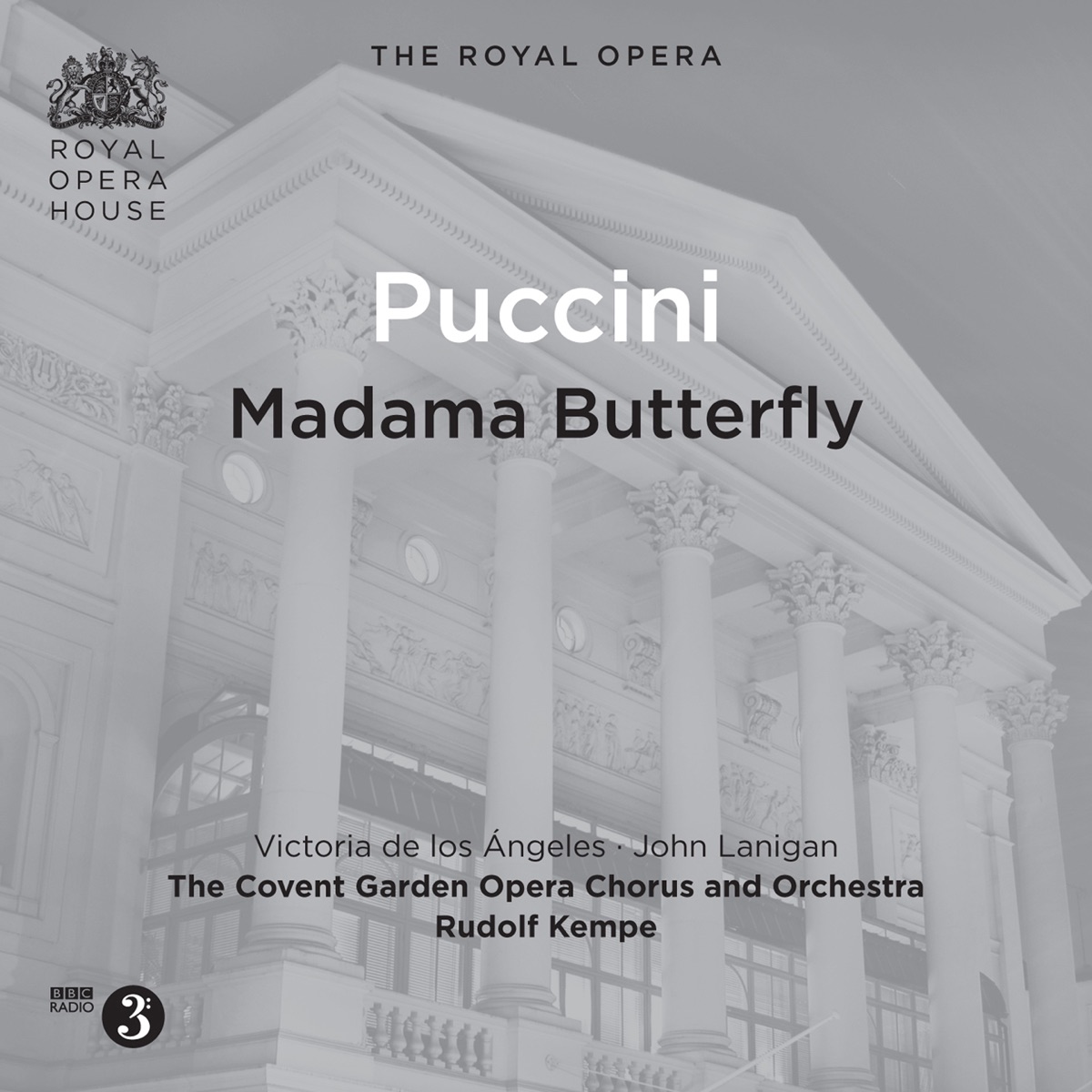 Puccini: Madama Butterfly (Live) by Victoria de los Ángeles, Harry Gawler, Orchestra of the Royal Opera House, Chorus of the Royal Opera House, Covent Garden, Rudolf Kempe, John Lanigan, Barbara Howitt, Geraint Evans, David Tree, Michael Langdon, Joyce Livingstone, David Allen & Ronald Firmager album cover