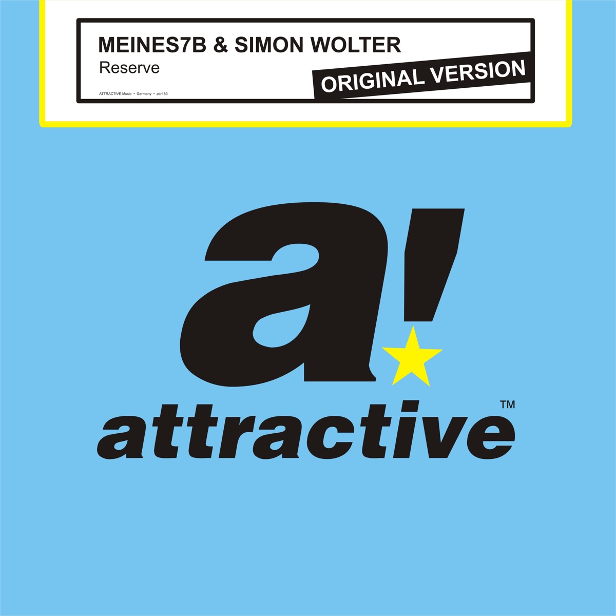 Reserve - Single by Meines7b & Simon Wolter album cover