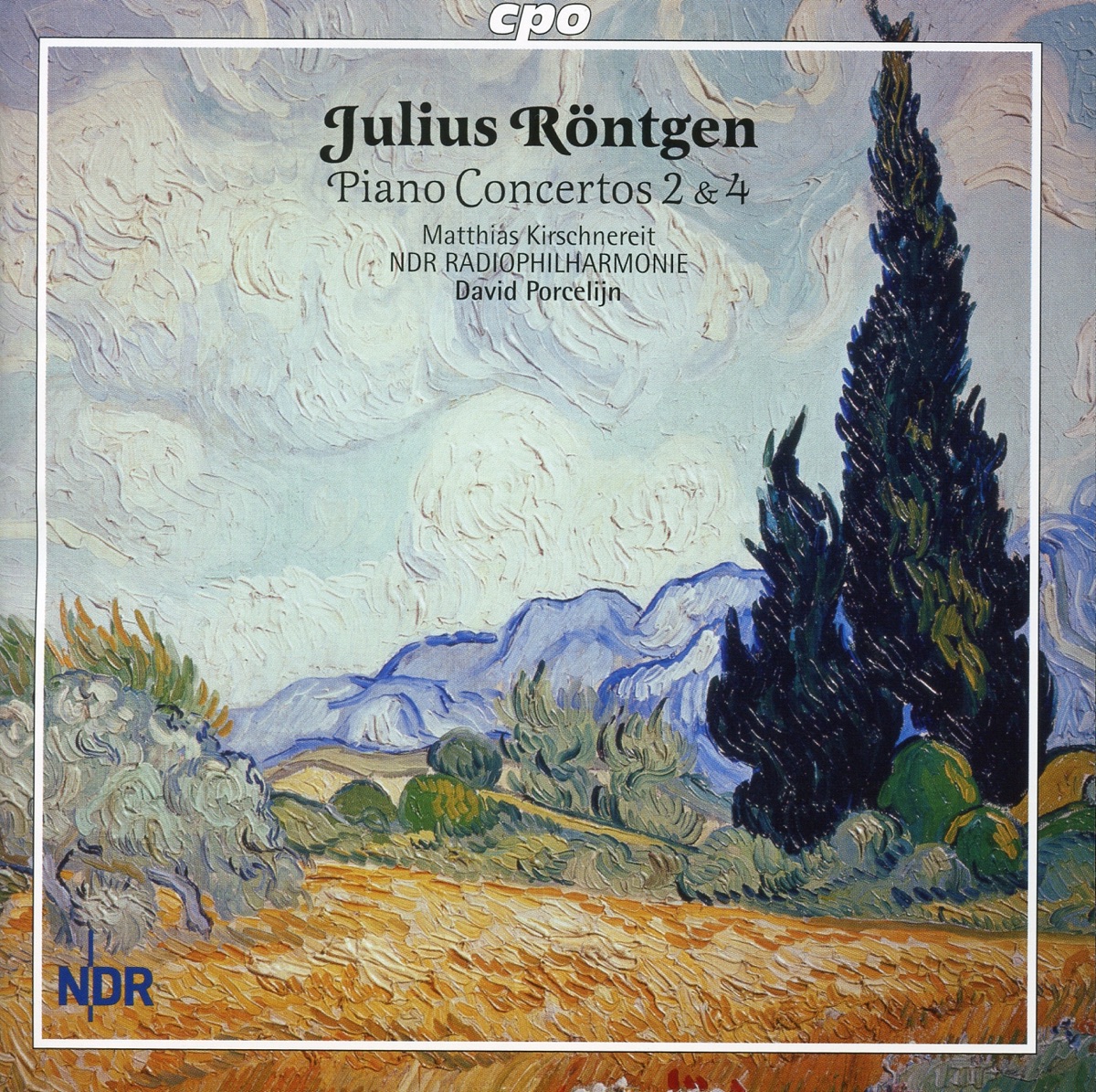 Rontgen: Piano Concertos 2 & 4 by David Porcelijn, Matthias Kirschnereit & North German Radio Symphony, Hannover album cover