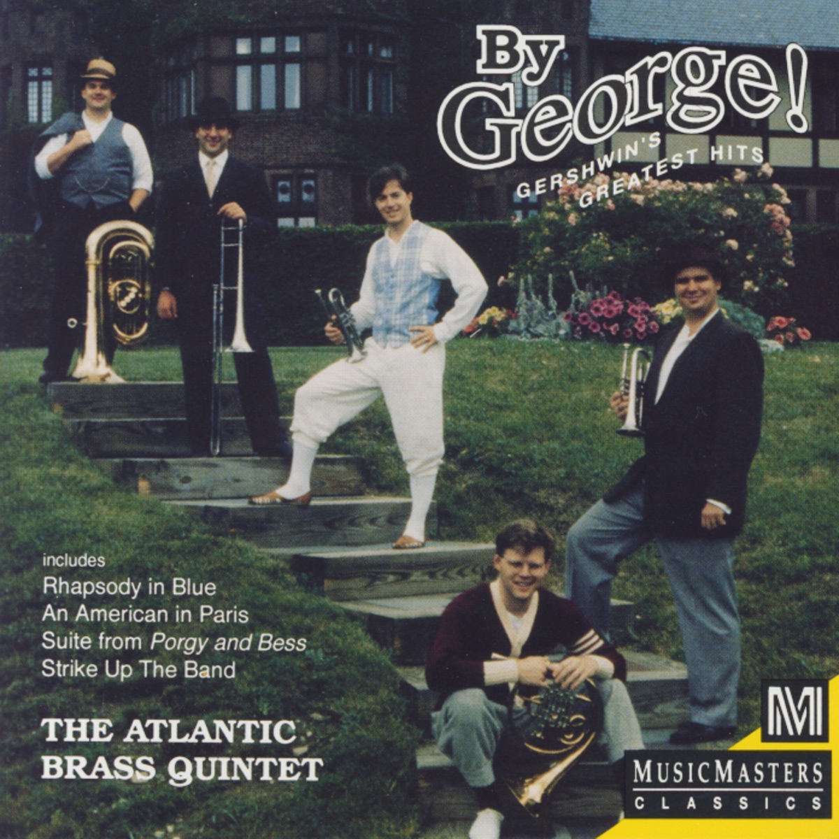 By George! Gershwin's Greatest Hits by Atlantic Brass Quintet album cover