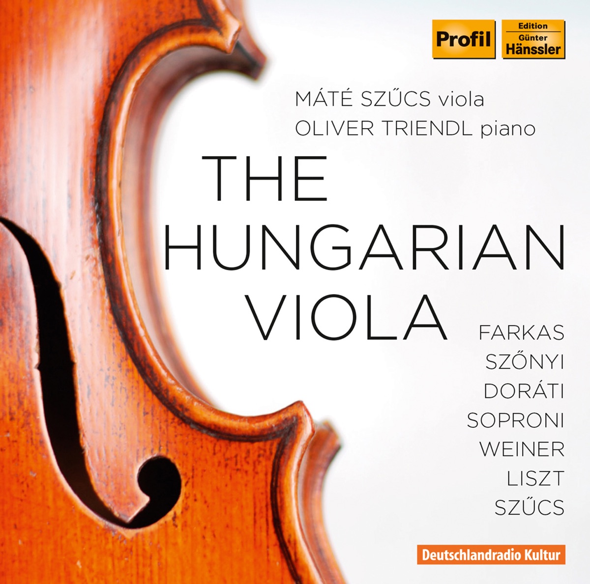 The Hungarian Viola by Máté Szűcs & Oliver Triendl album cover