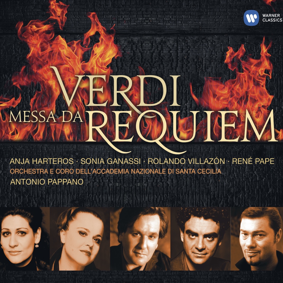 Verdi: Requiem by Antonio Pappano & Orchestra dell'Accademia Nazionale di Santa Cecilia album cover