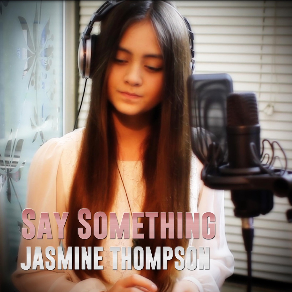Say Something - Single by Jasmine Thompson album cover