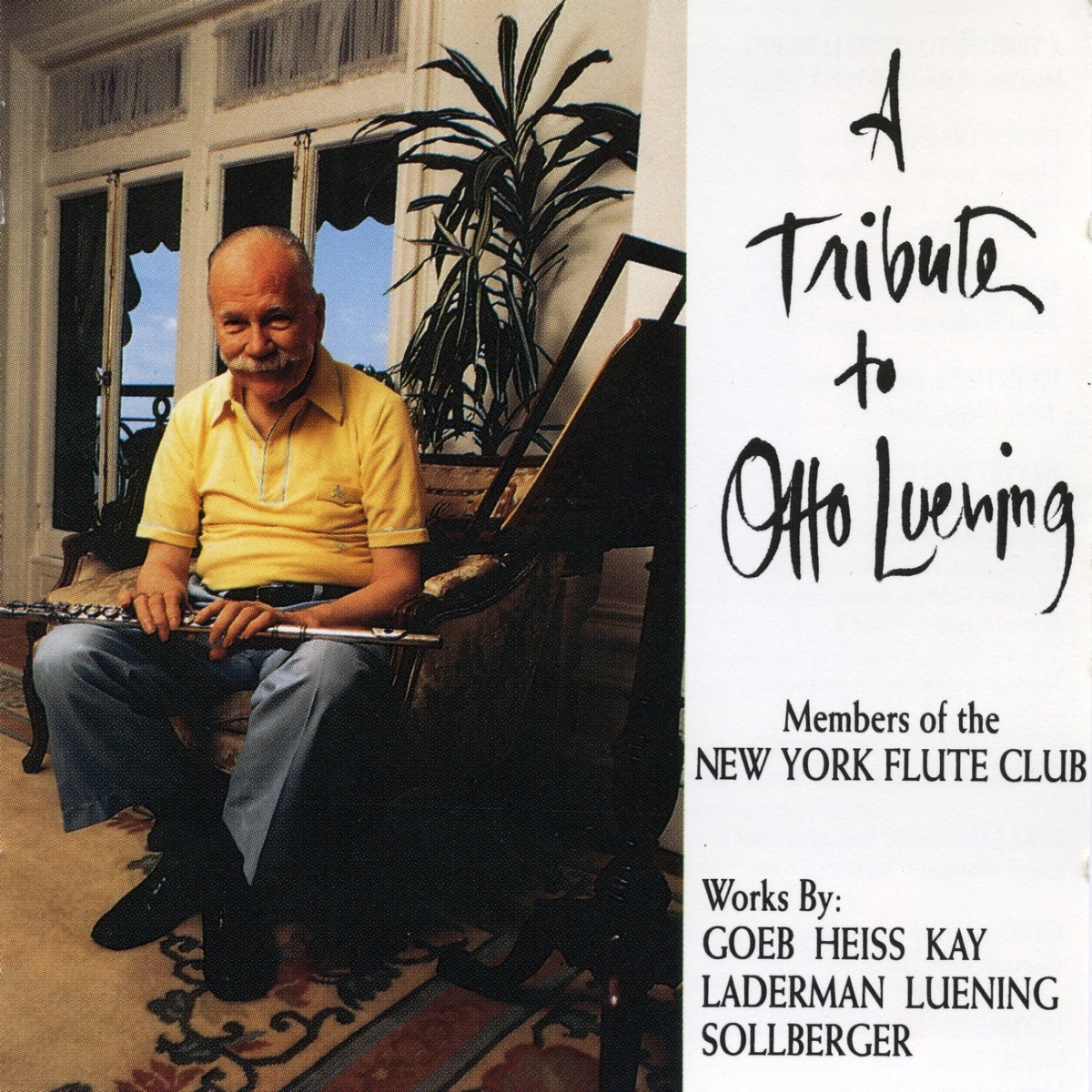 A Tribute to Otto Luening by New York Flute Club album cover
