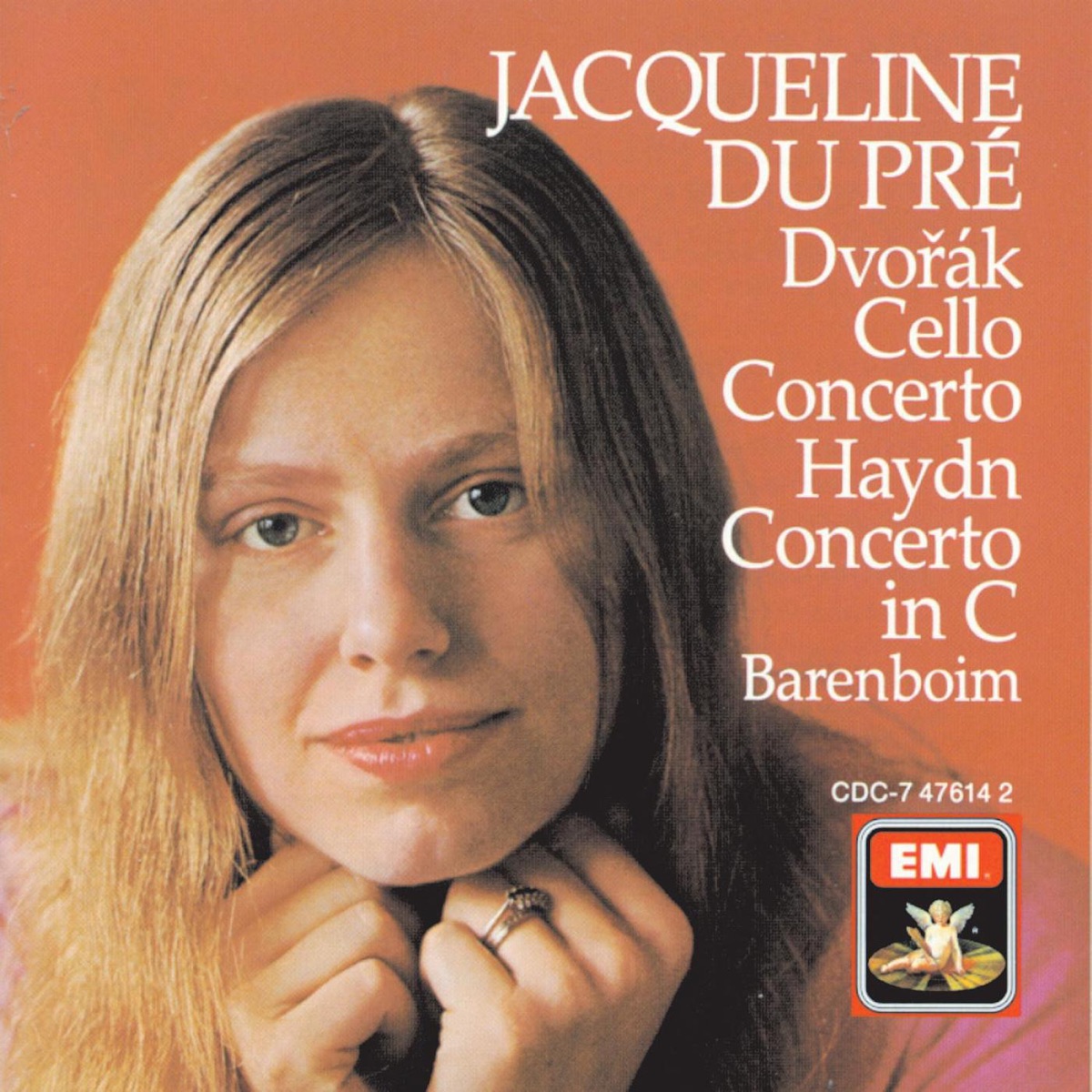 Dvorák: Cello Concerto in B Minor, Op. 104 - Haydn: Cello Concerto No. 1 in C Major, Hob. VIIb/1 by Chicago Symphony Orchestra, Daniel Barenboim, English Chamber Orchestra & Jacqueline du Pré album cover