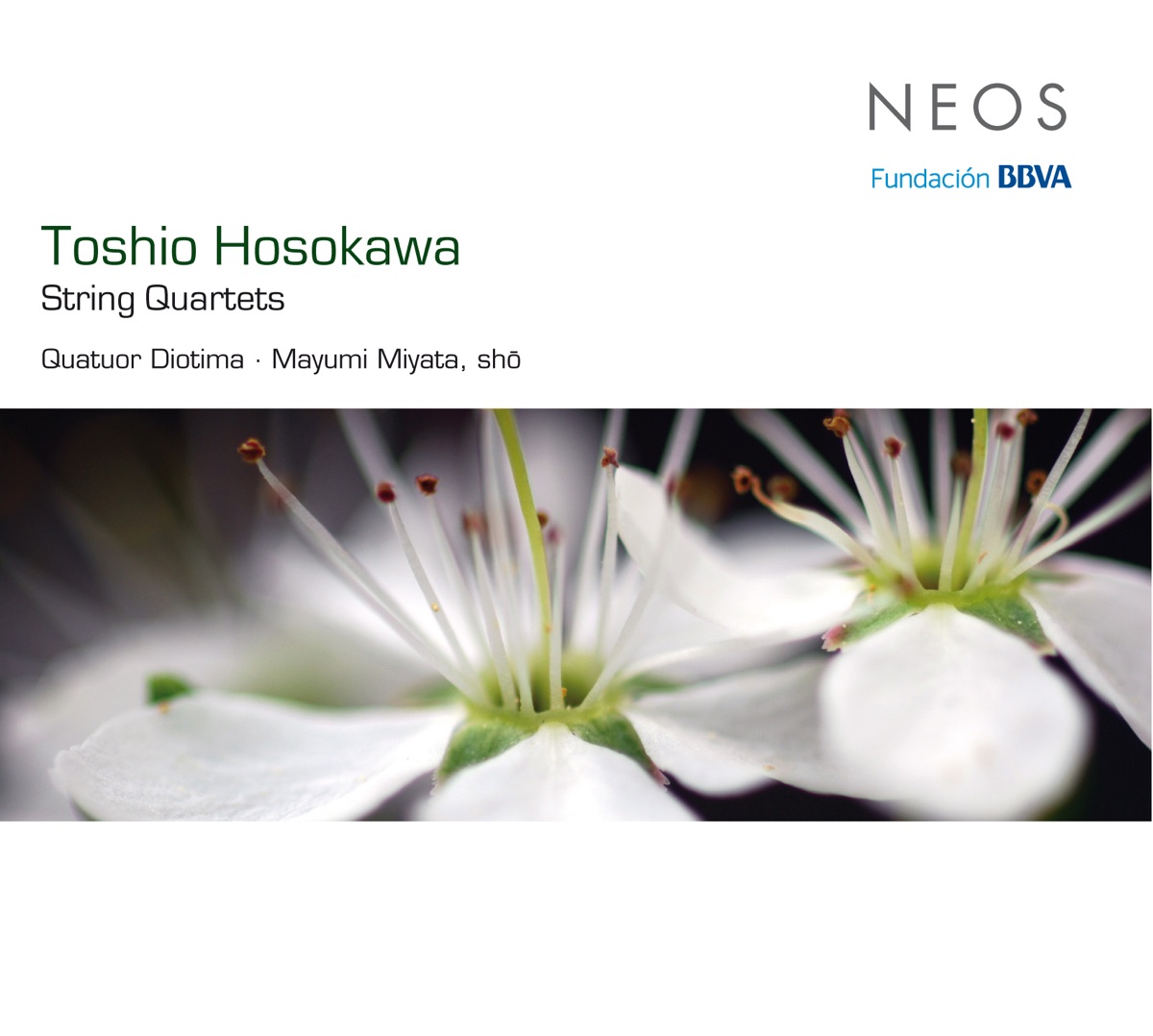Hosokawa: String Quartets by Quatuor Diotima album cover