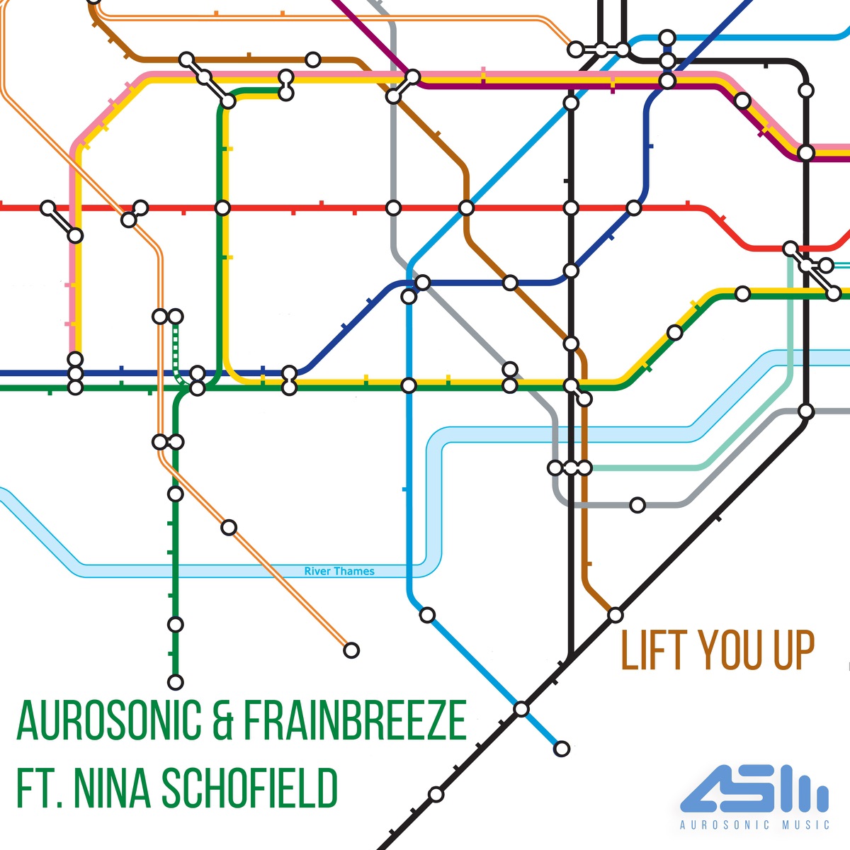 Lift You Up (feat. Nina Schofield) - Single by Aurosonic & Frainbreeze album cover