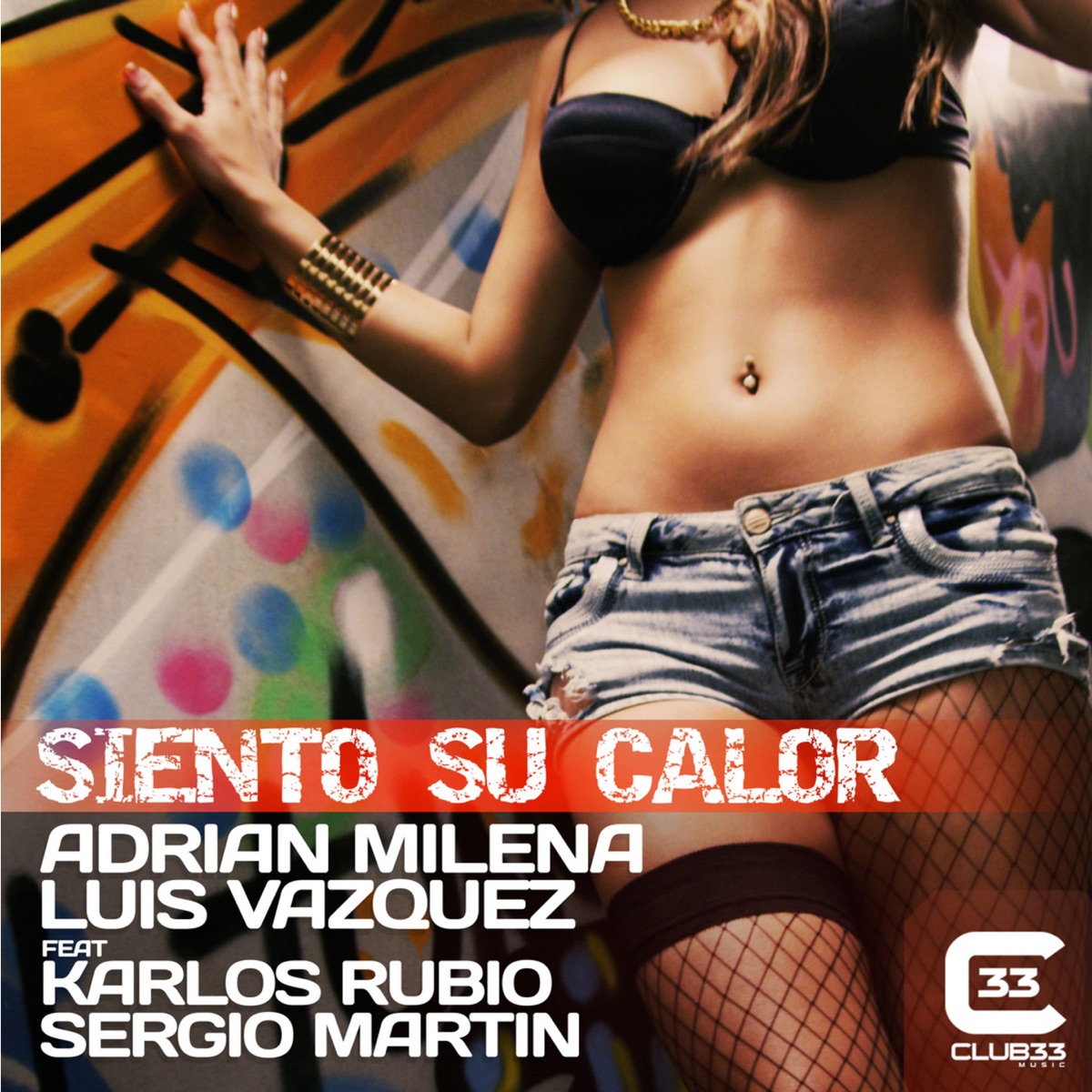 Siento Su Calor (Radio Edit) [feat. Sergio Martin & Karlos Rubio] - Single by Adrian Milena & Luis Vazquez album cover