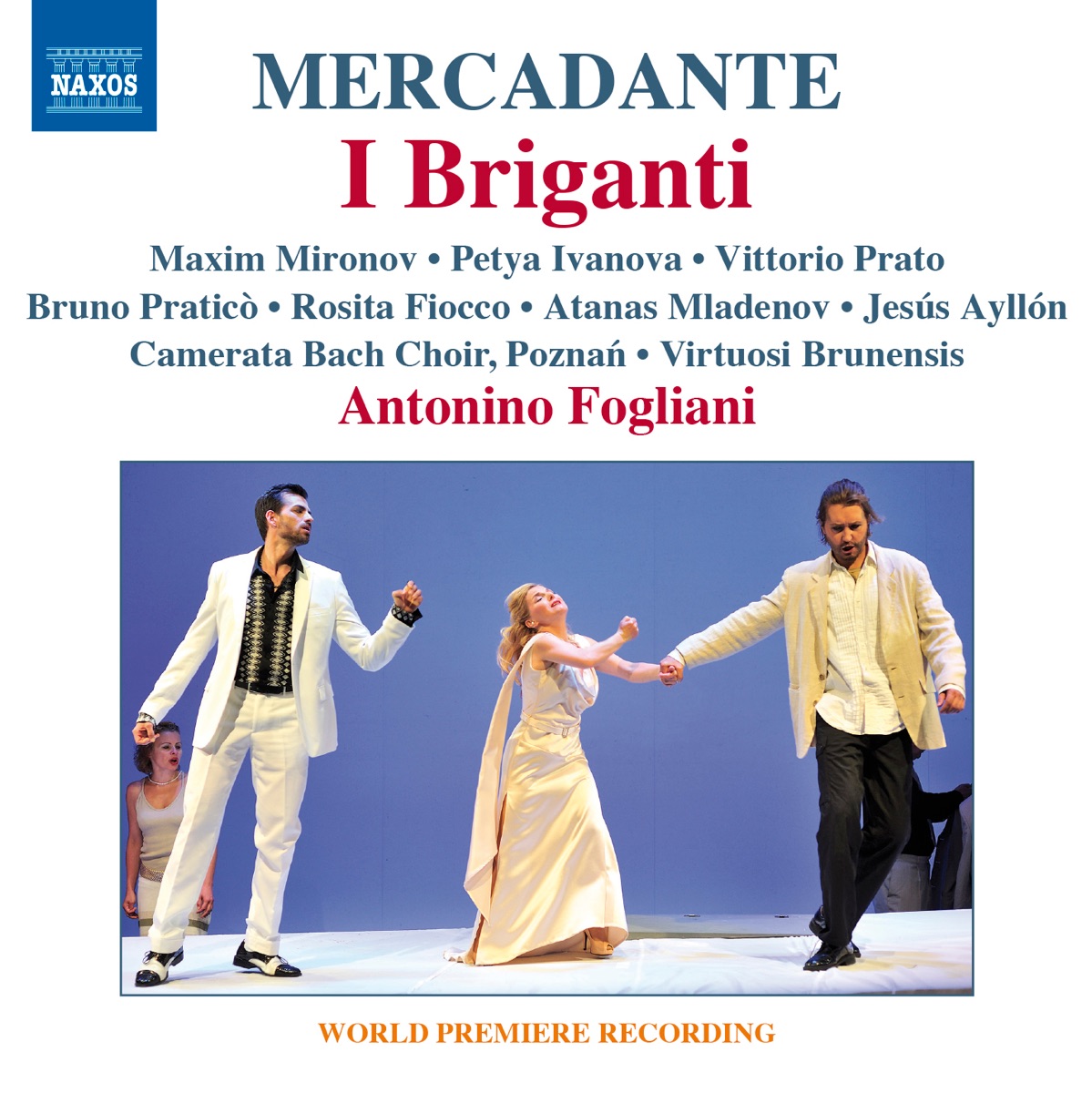 Mercadante: I Briganti by Poznań Camerata Bach Choir, Virtuosi Brunensis & Antonino Fogliani album cover