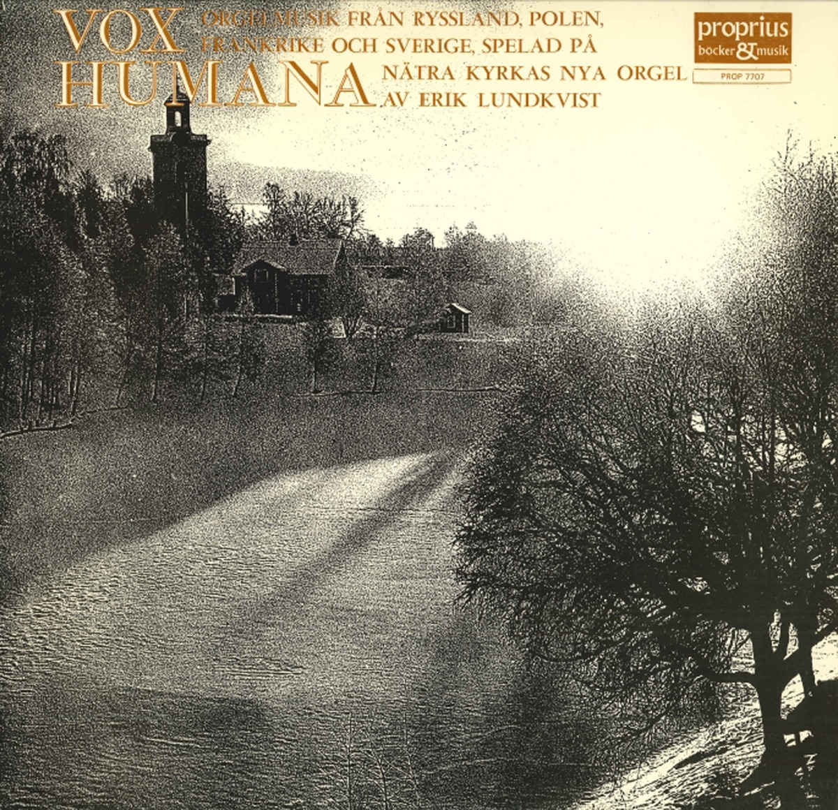 Vox Humana by Erik Lundkvist album cover