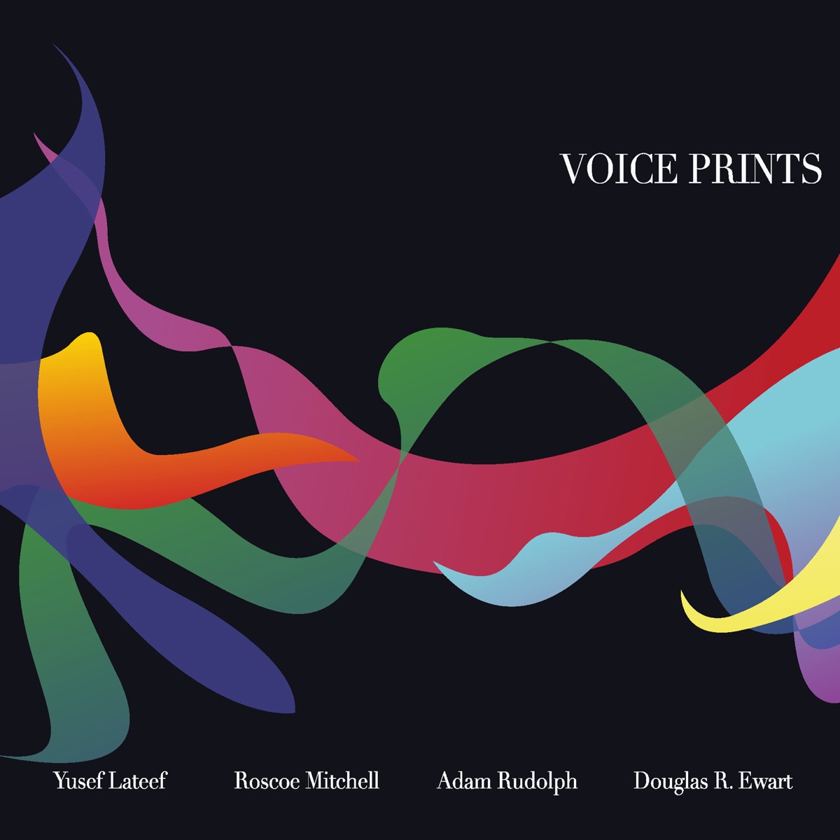 Voice Prints (feat. Douglas Ewart) by Adam Rudolph, Yusef Lateef & Roscoe Mitchell album cover