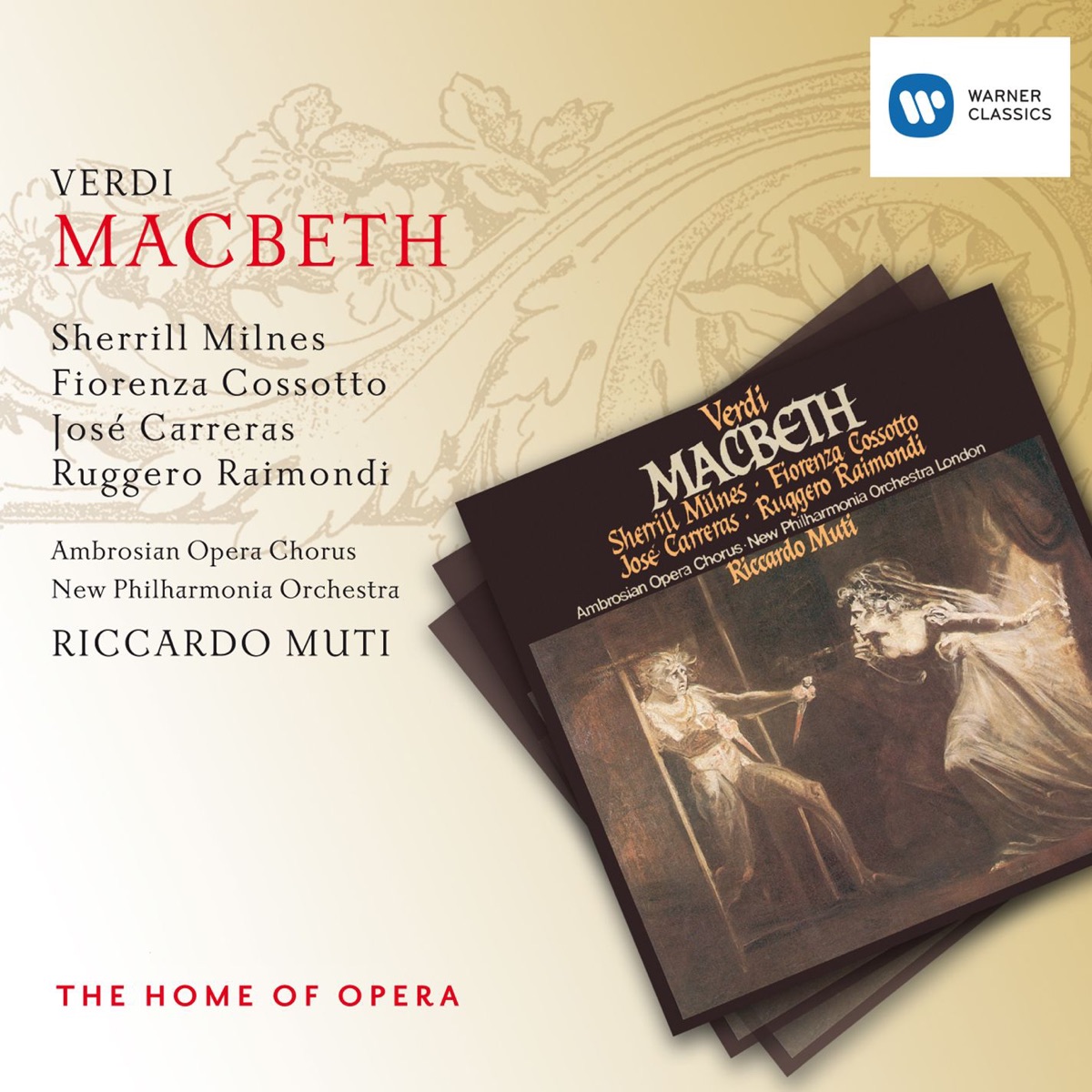 Verdi: Macbeth by Fiorenza Cossotto, José Carreras, Riccardo Muti & Ruggero Raimondi album cover