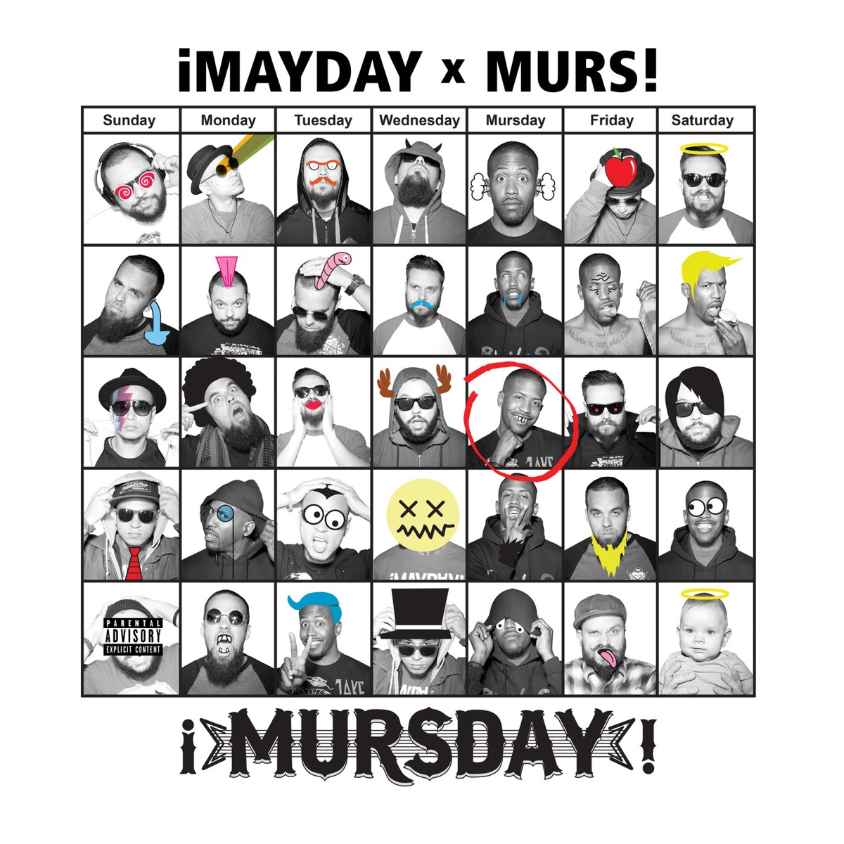 Mursday (Deluxe Edition) by ¡MAYDAY! & Murs album cover