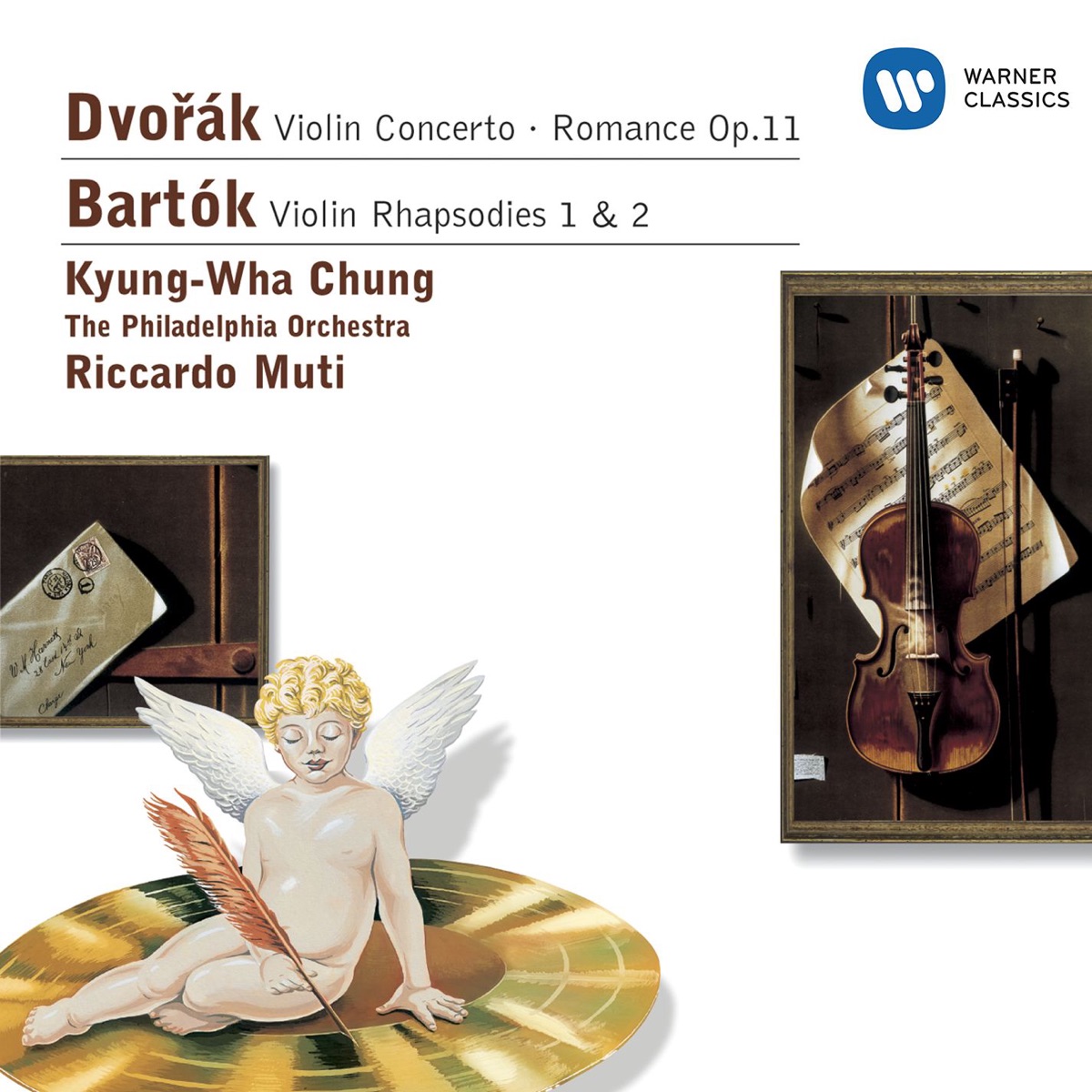 Dvorak: Violin Concerto/Romance etc. by Kyung-Wha Chung album cover