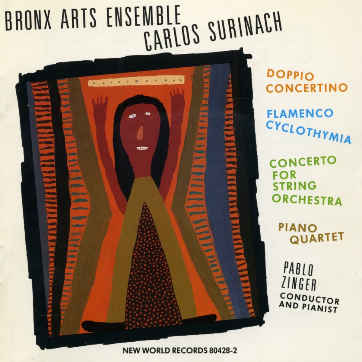 Bronx Arts Ensemble plays Music of Carlos Surinach by The Bronx Arts Ensemble album cover