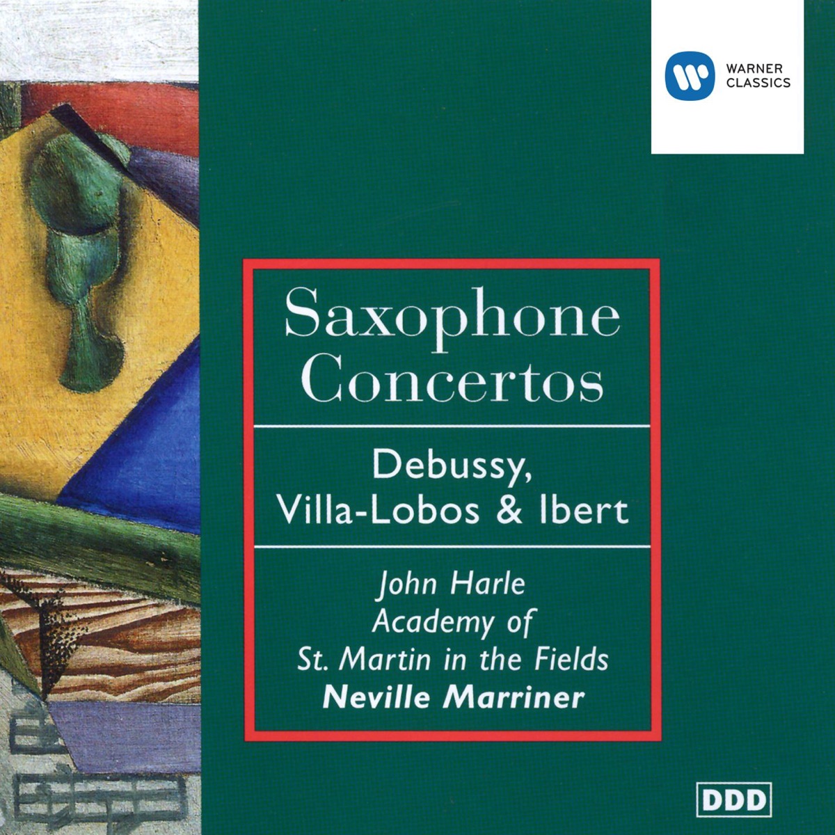 Saxophone Concertos by Academy of St Martin in the Fields, John Harle & Sir Neville Marriner album cover