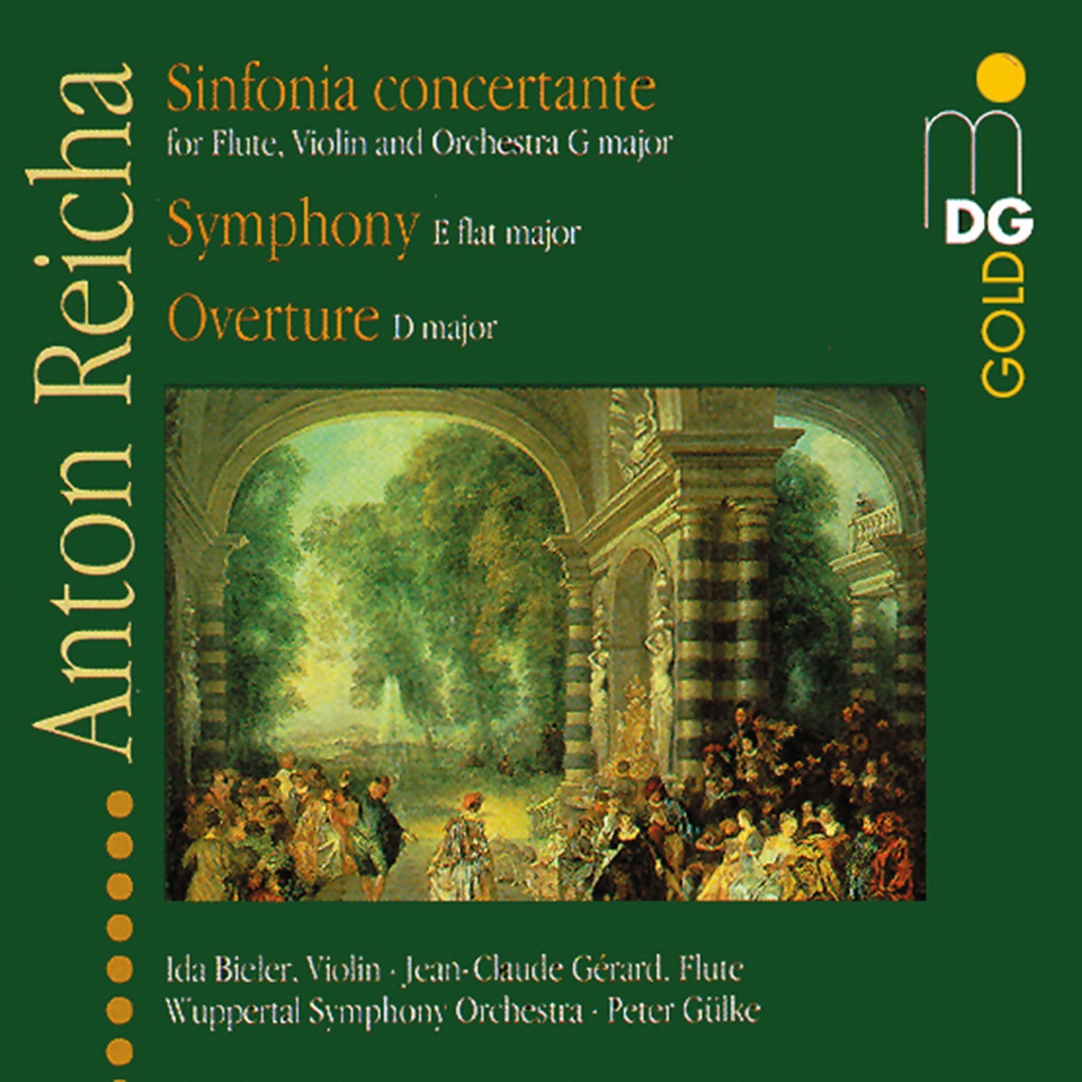 Reicha: Sinfonie Op. 41, Sinfonia Concertante & Overture in D Major by Sinfonieorchester Wuppertal, Peter Gülke, Ida Bieler & Jean-Claude Gérard album cover