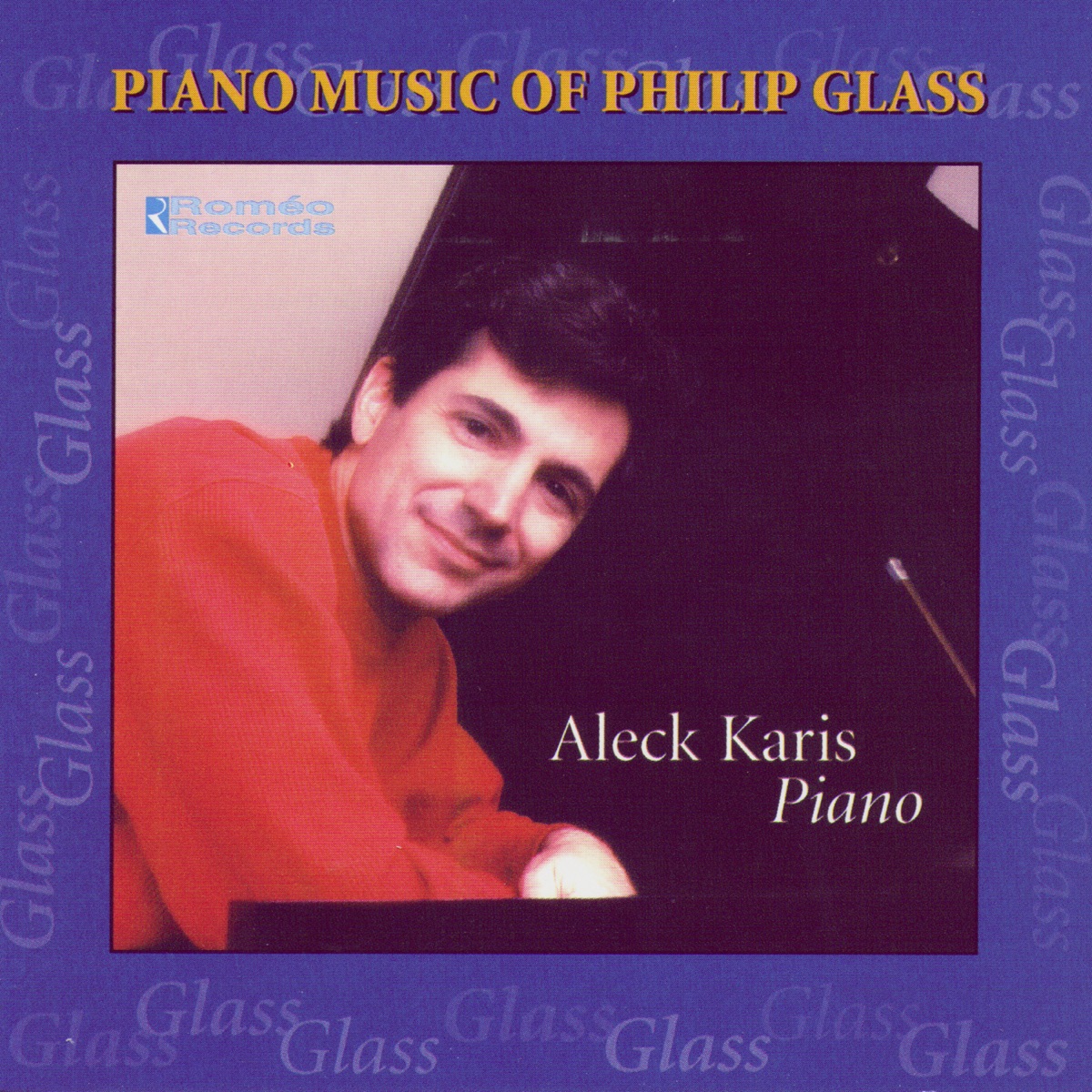 Piano Music of Philip Glass by Aleck Karis album cover
