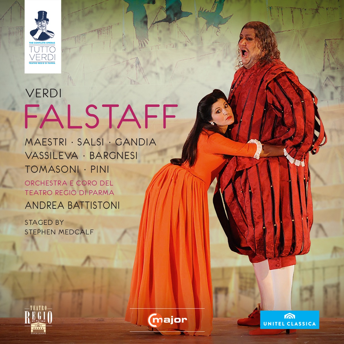 Verdi: Falstaff by Ambrogio Maestri, Luca Salsi, Antonio Gandia, Svetla Vassileva, Barbara Bargnesi & Andrea Battistoni album cover