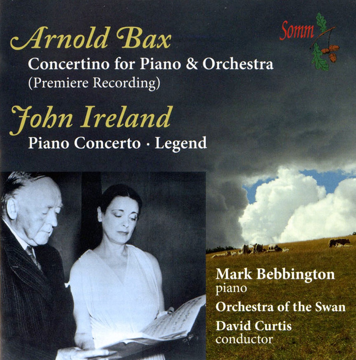 Bax: Piano Concertino - Ireland: Piano Concerto & Legend by Mark Bebbington album cover