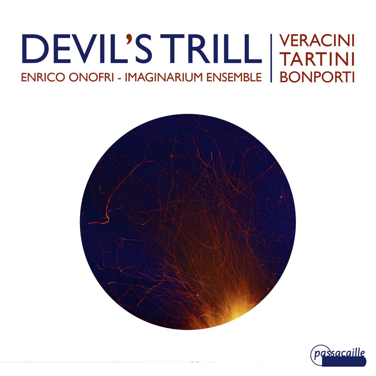The Devil's trill by Imaginarium & Enrico Onofri album cover